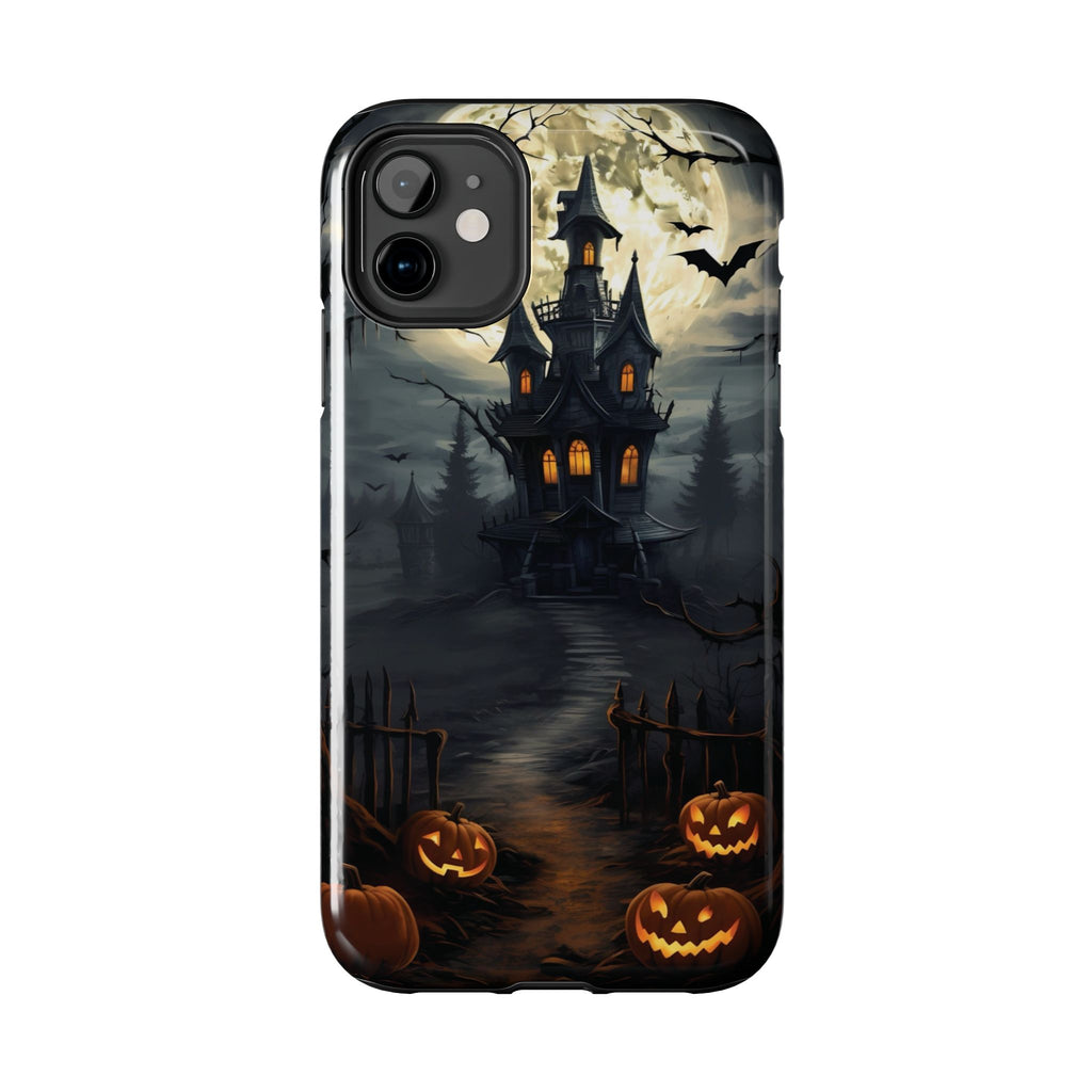 Halloween Haunted House Phone Cases, Tough Cases for Spooky Vibes, Gifts for Halloween Lovers, Ghostly Decor, Fall Accessories