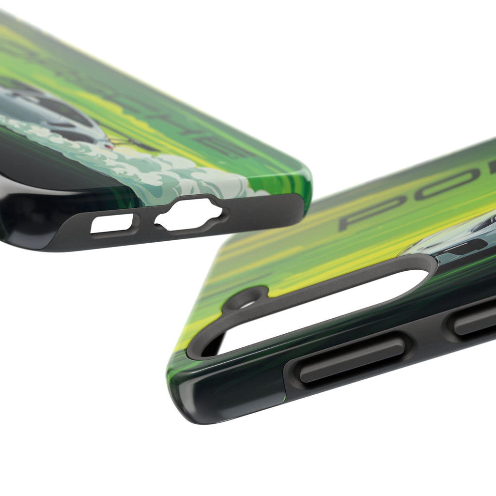 Porsche Tough Phone Cases, Luxury Car Accessories, Durable Phone Cover, Auto Enthusiast Gift, Sports Car Merchandise