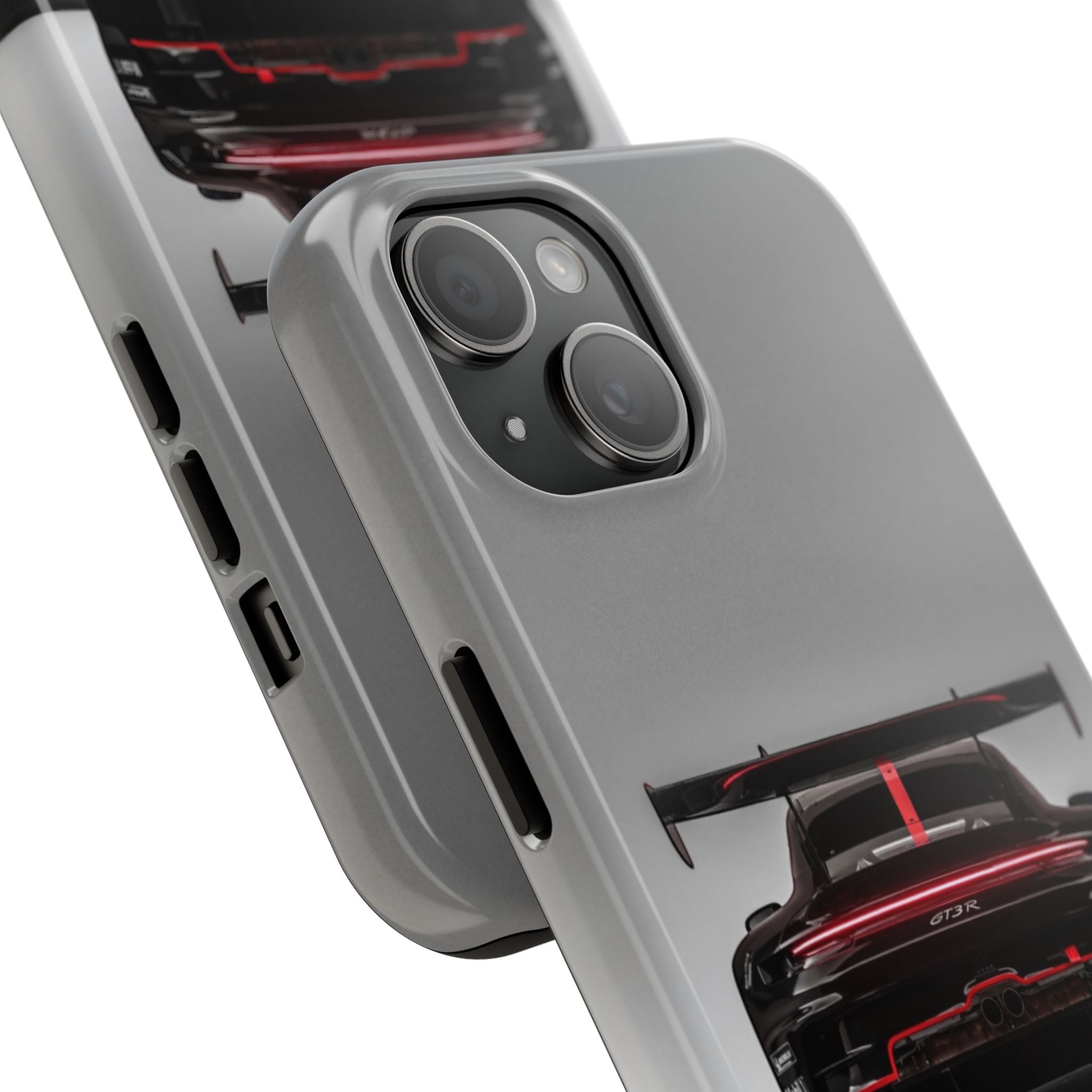 Racing-Inspired Tough Phone Case for Car Enthusiasts