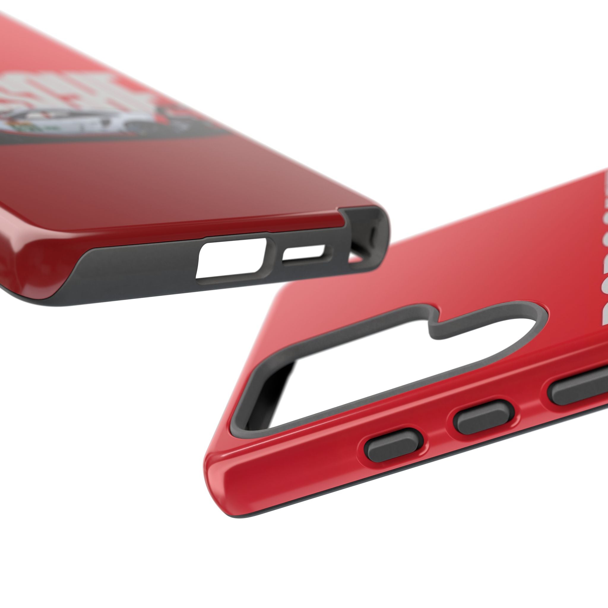 Porsche Racing Phone Case — Red Performance Car Protective Cover