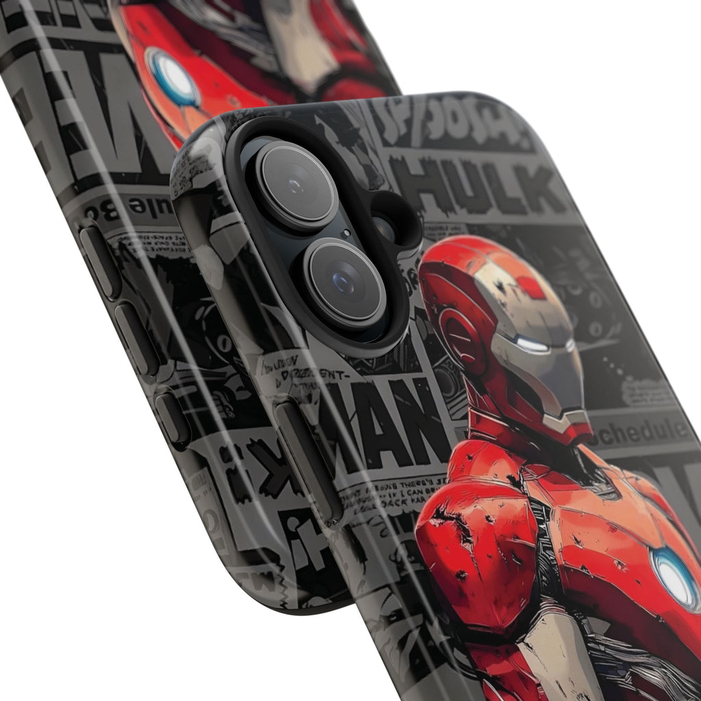 Iron Man Hero Tough Phone Cases - Durable, Stylish, Perfect for Marvel Fans, Geek Gifts, Comic Book Lovers, Unique Accessories