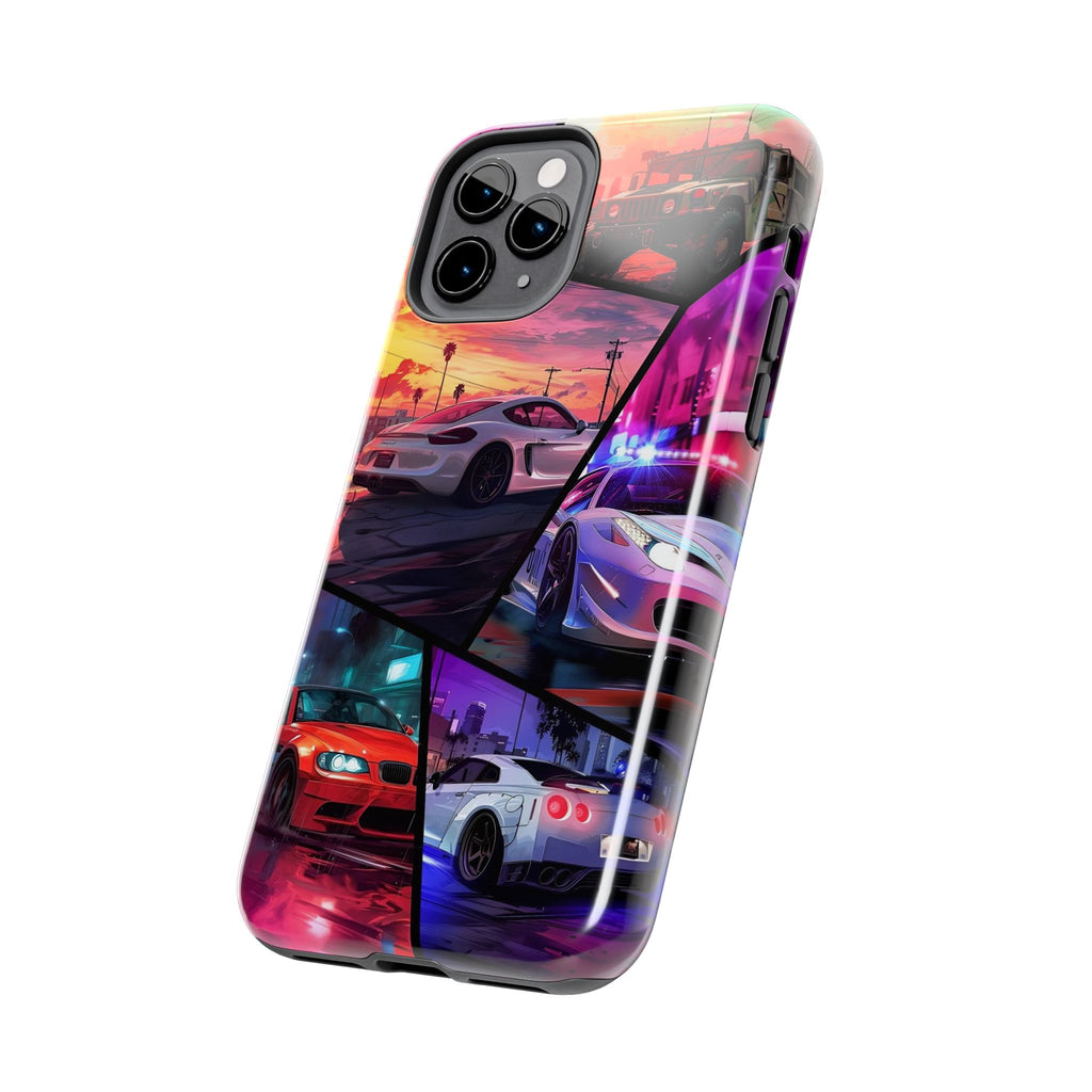 Vibrant Automotive Tough Phone Cases for Car Enthusiasts