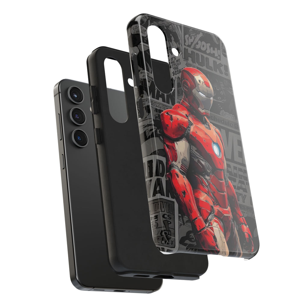 Iron Man Hero Tough Phone Cases - Durable, Stylish, Perfect for Marvel Fans, Geek Gifts, Comic Book Lovers, Unique Accessories