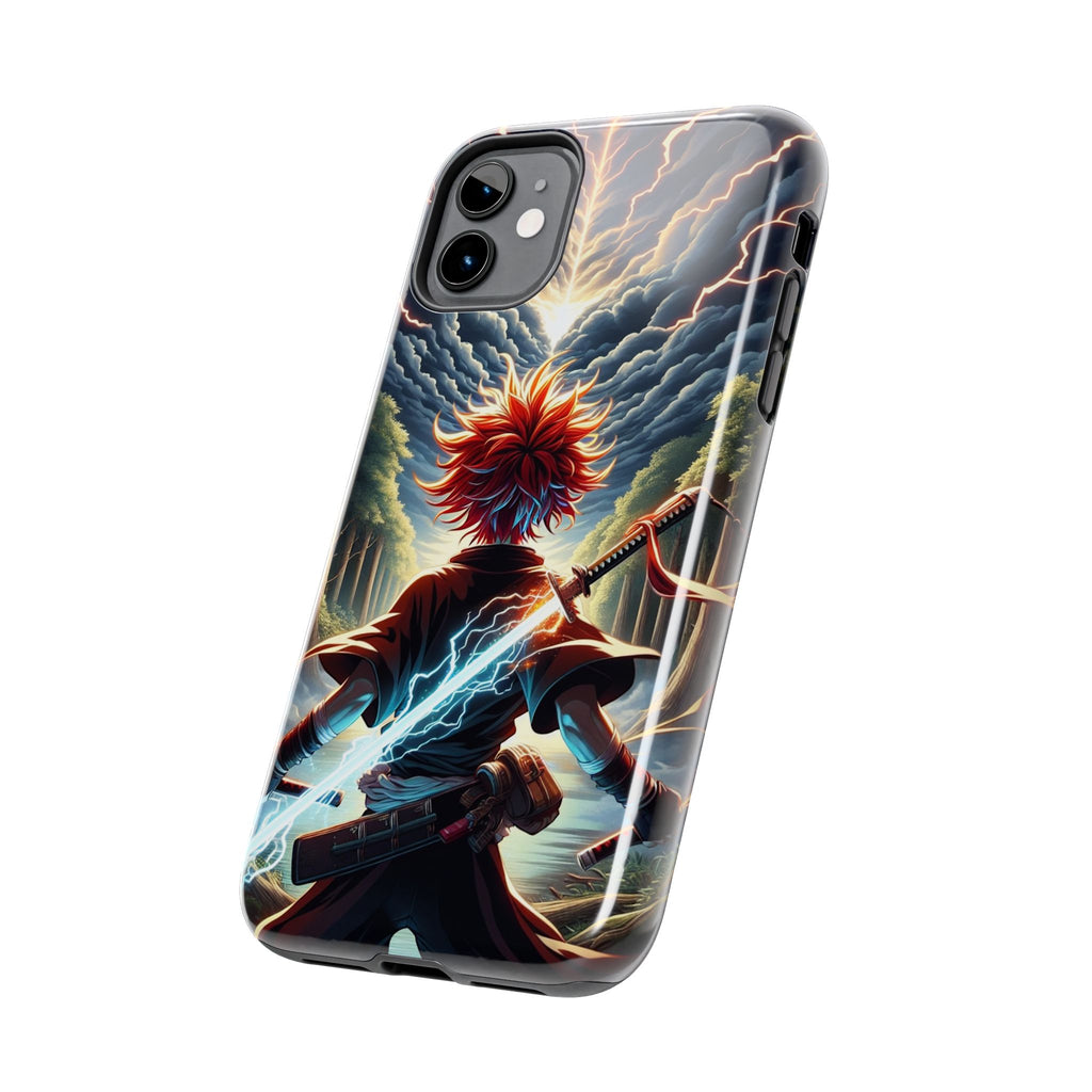 Epic Adventure Tough Phone Cases, Anime, Lightning Design, Durable Cover, Gift for Gamers, Festival Essential