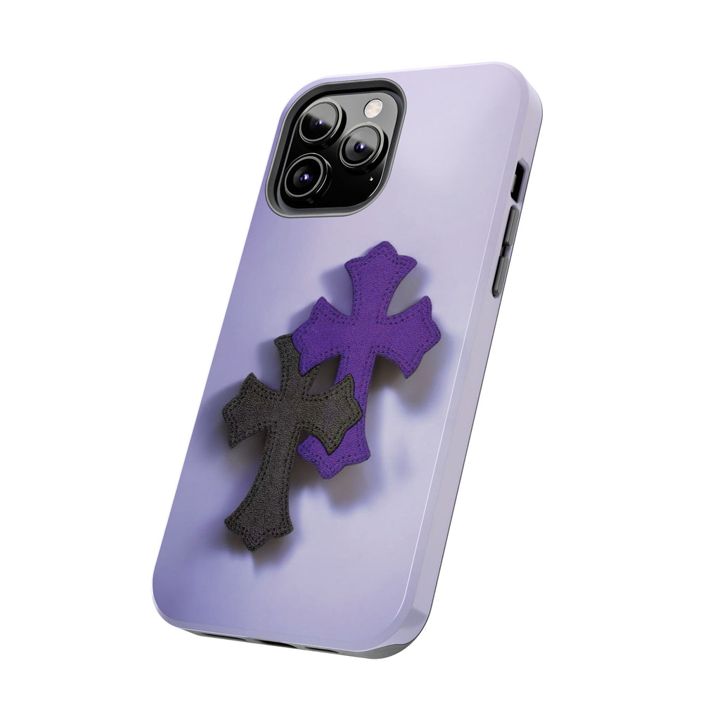 Cross Design Tough Phone Cases, Durable Phone Covers, Christian Gifts, Protective Cases for Men, Unique Tech Accessories