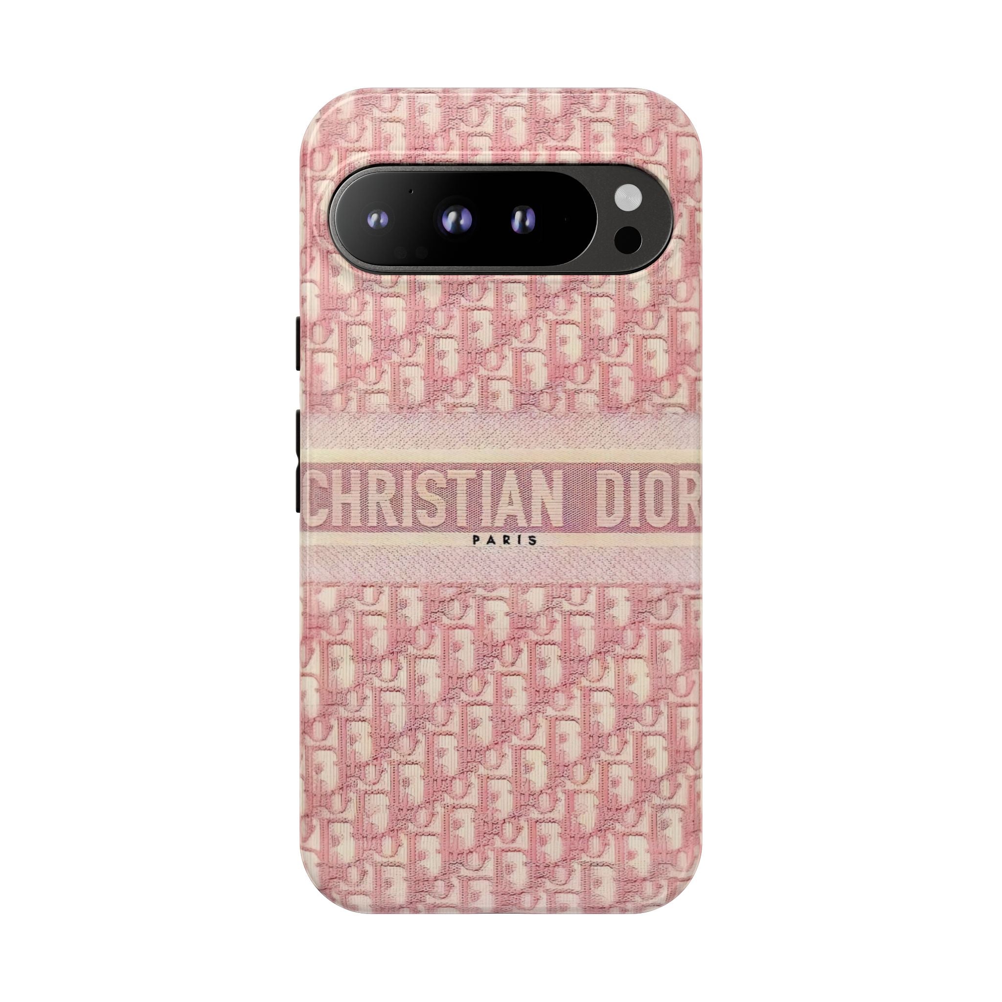 Christian Dior Pink Monogram Phone Case