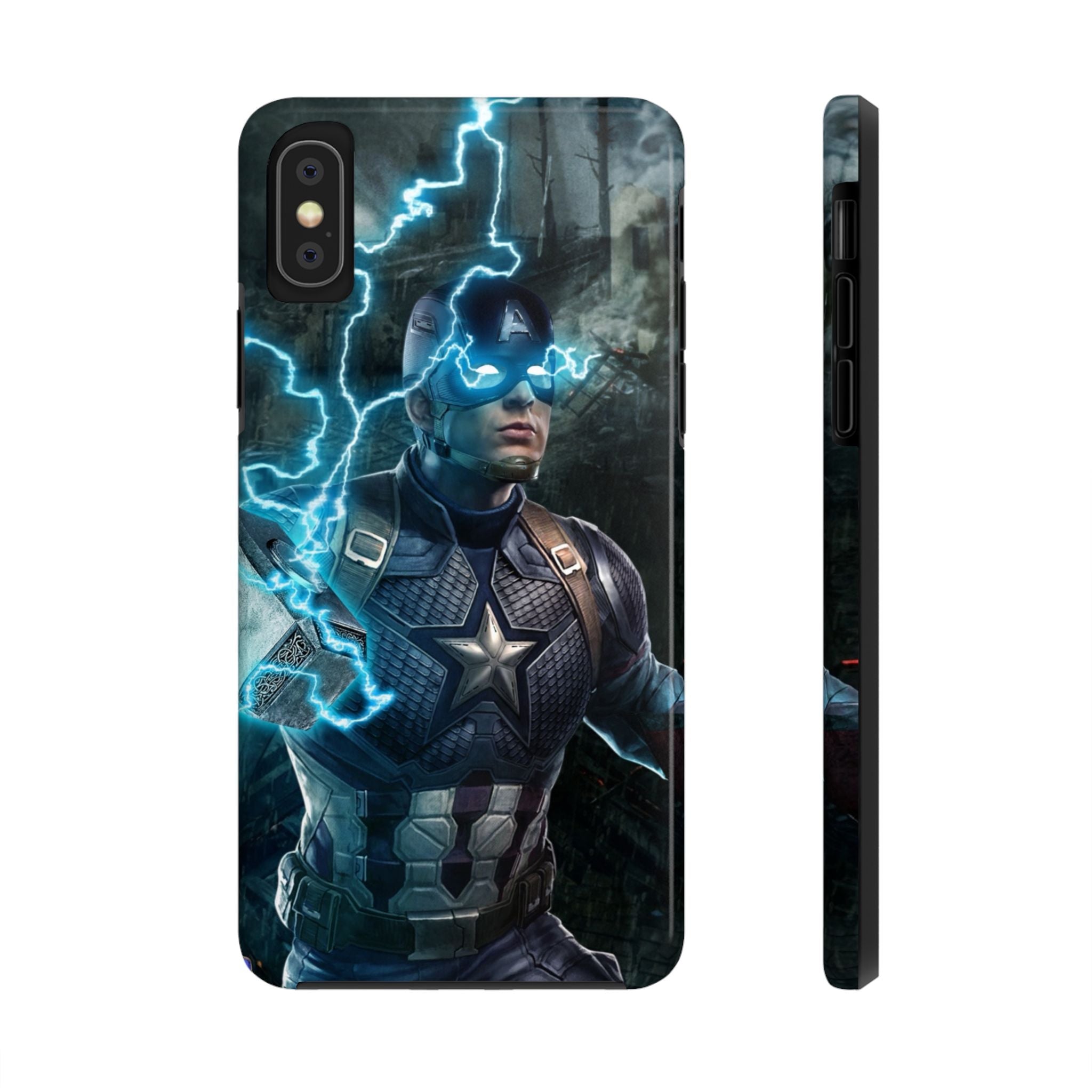 Captain America Superhero Tough Phone Cases, Hero Phone Cover, Gift for Gamers, Superhero Accessory, Durable Phone Case for Every Occasion