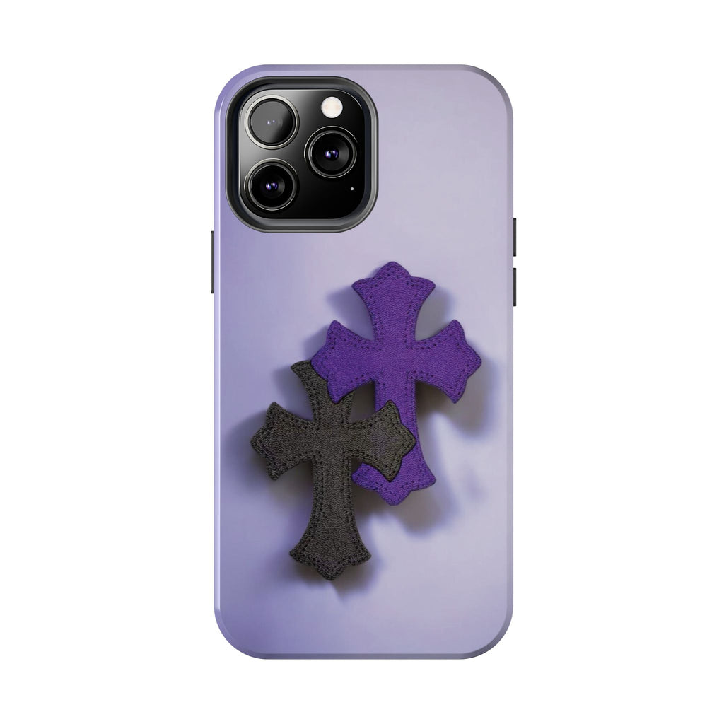 Cross Design Tough Phone Cases, Durable Phone Covers, Christian Gifts, Protective Cases for Men, Unique Tech Accessories