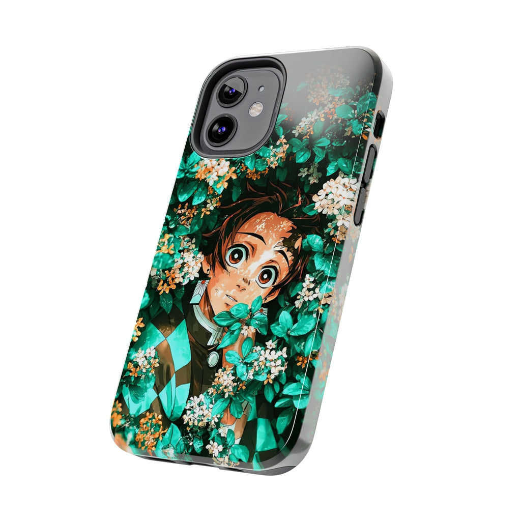 Floral Fantasy Tough Phone Cases | Trendy Phone Cover | Unique Gift for Nature Lovers | Durable Protection | Anime-Inspired Design