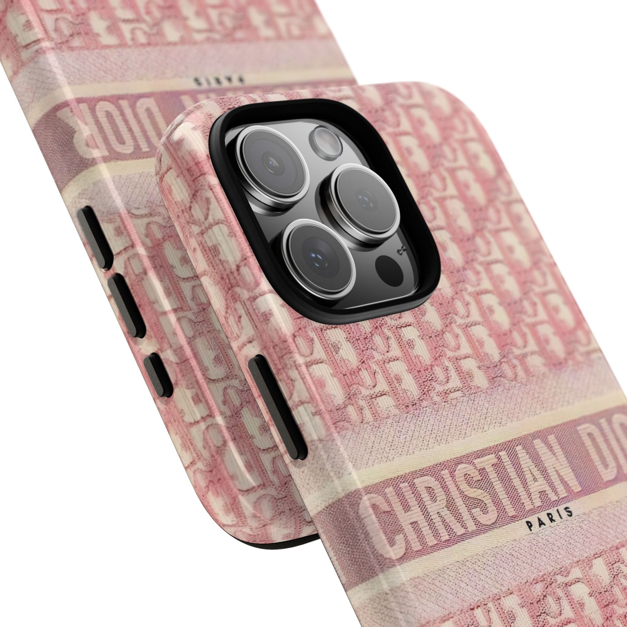 Christian Dior Pink Monogram Phone Case