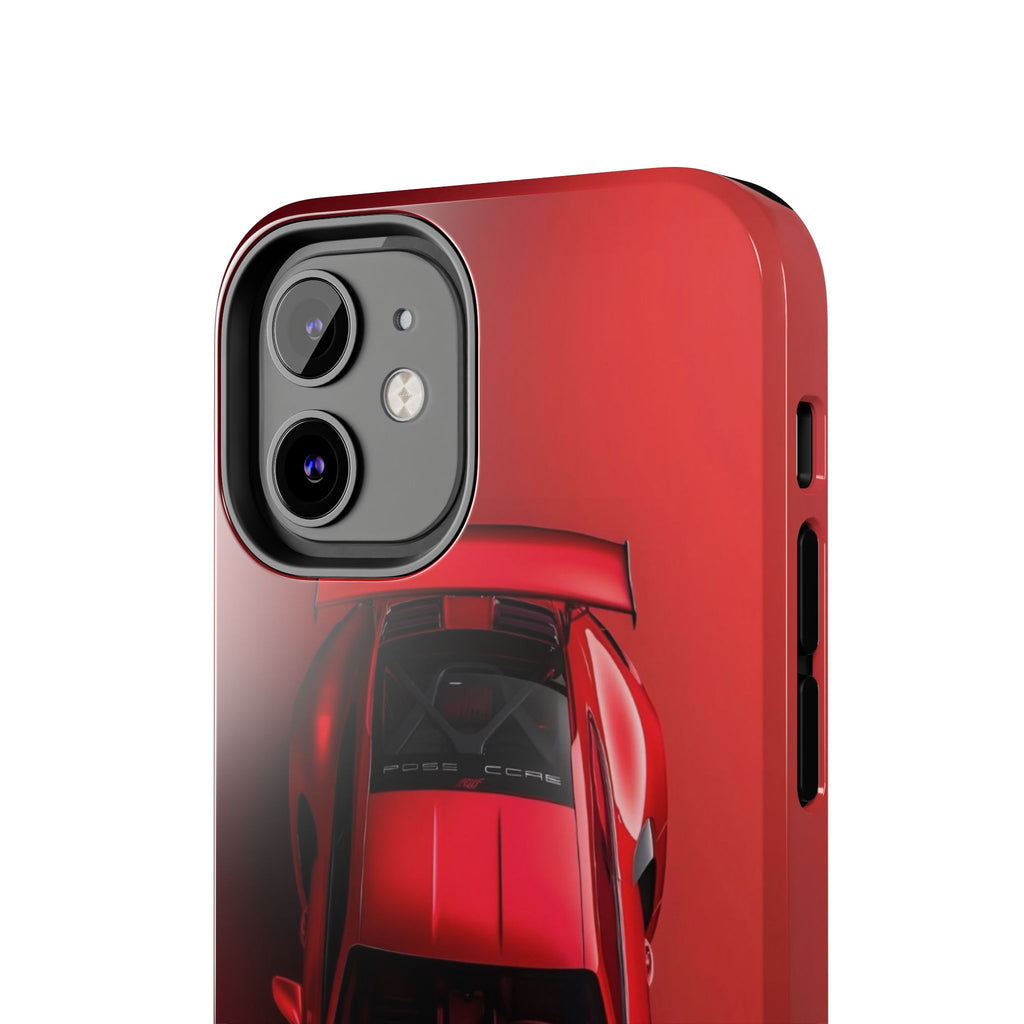 Sleek Sports Car Phone Cases for Automotive Enthusiasts, Durable Phone Covers, Car Lover Gifts, Stylish Tech Accessories, Red Racing Design