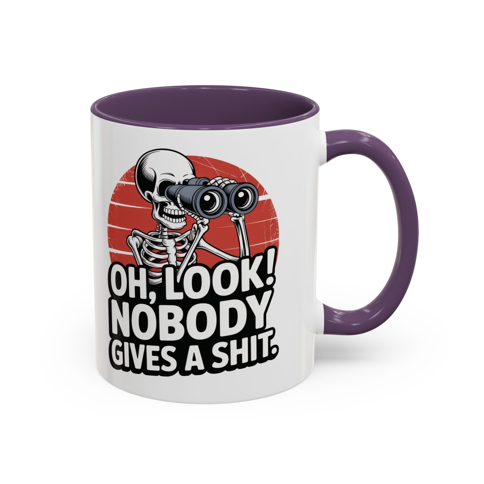 Skeleton Coffee Mug with Sassy Quote, Funny Gift for Friends, Office Humor, Halloween Décor, Unique Gift Idea