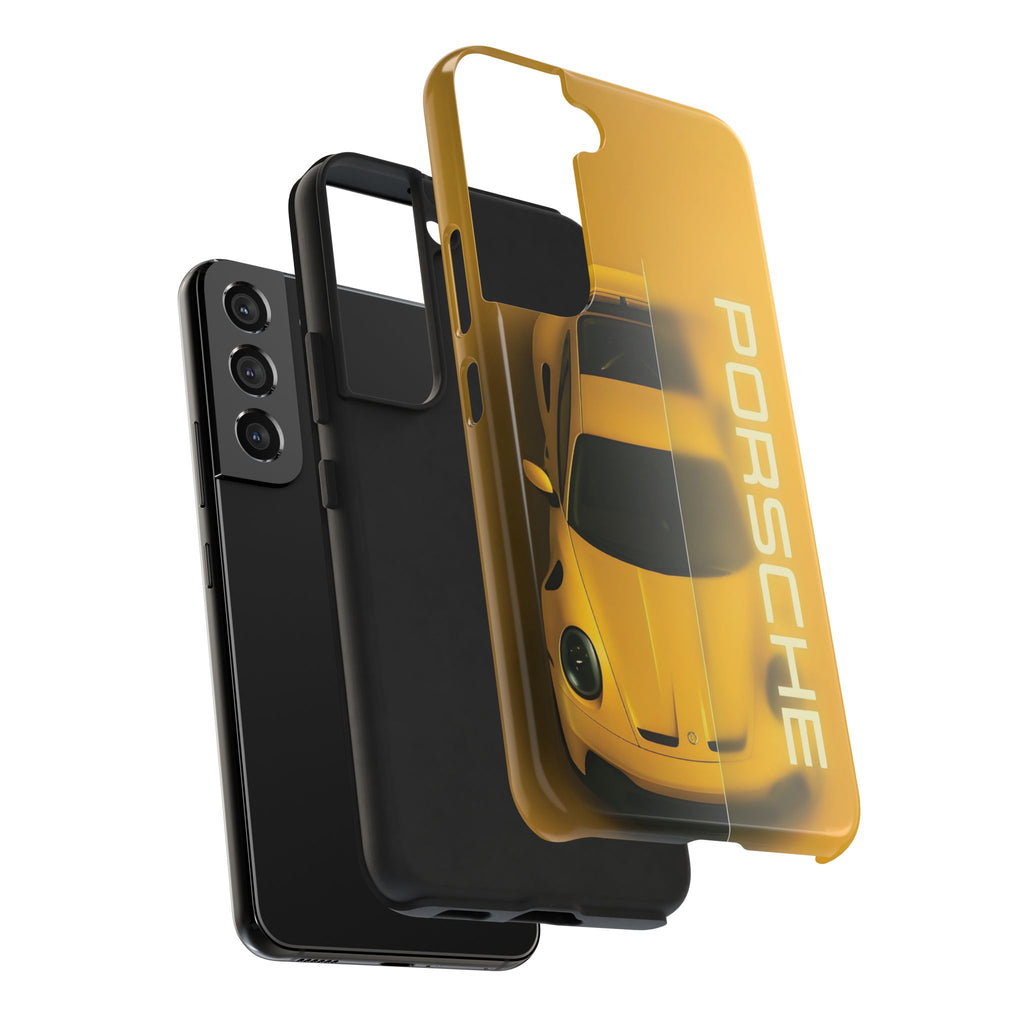Stylish Car Lover's Phone Case, Durable Tough Phone Case, Gift for Car Enthusiasts, Porsche Design Case, Unique Auto Accessory