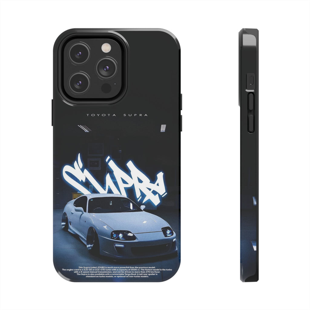 Toyota Supra Graffiti Phone Case - Tough & Stylish Protection for Car Enthusiasts