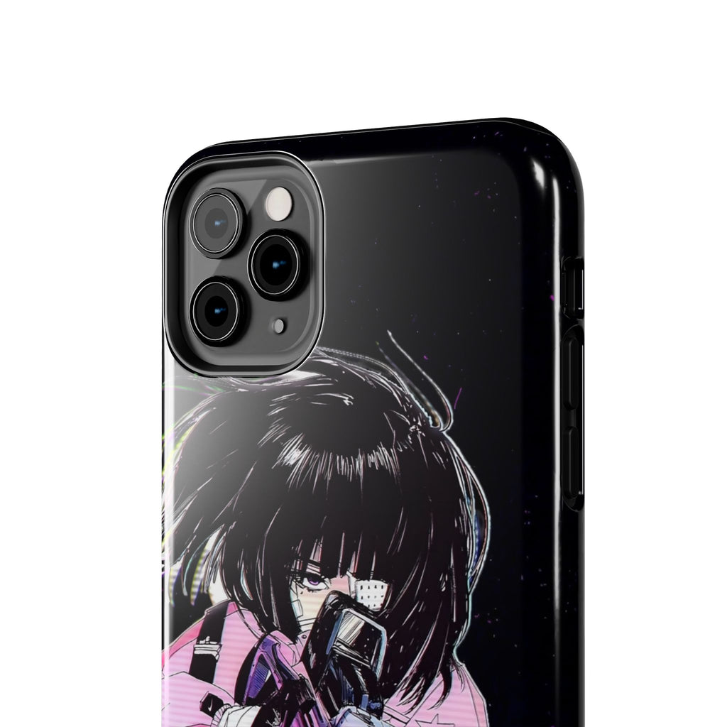 Anime-Style Tough Phone Cases with Edgy Designs, Perfect for Gamers, Cyberpunk Lovers, Gifts for Birthdays, Holidays, and Cosplay