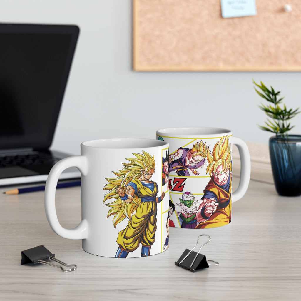 Dragon Ball Z Character Collage Ceramic Mug (11oz, 15oz)