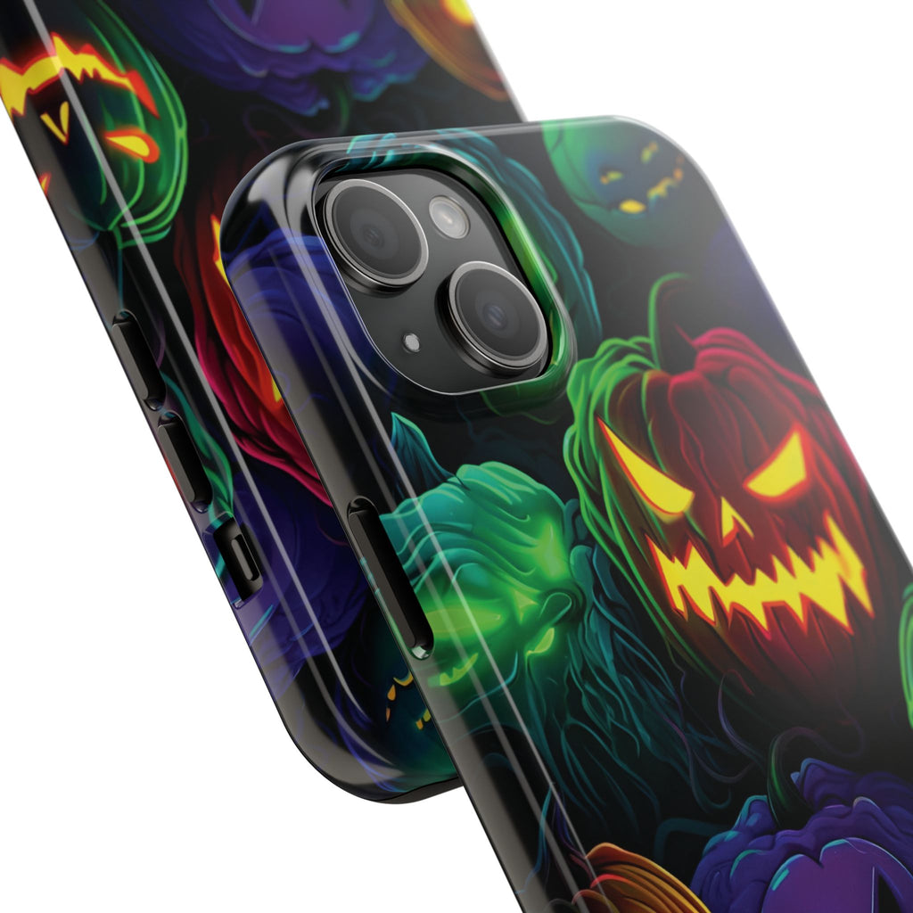 Halloween Pumpkin Phone Case, Spooky Fall Accessory, Tough Phone Cover, Halloween Gift, Pumpkin Decor