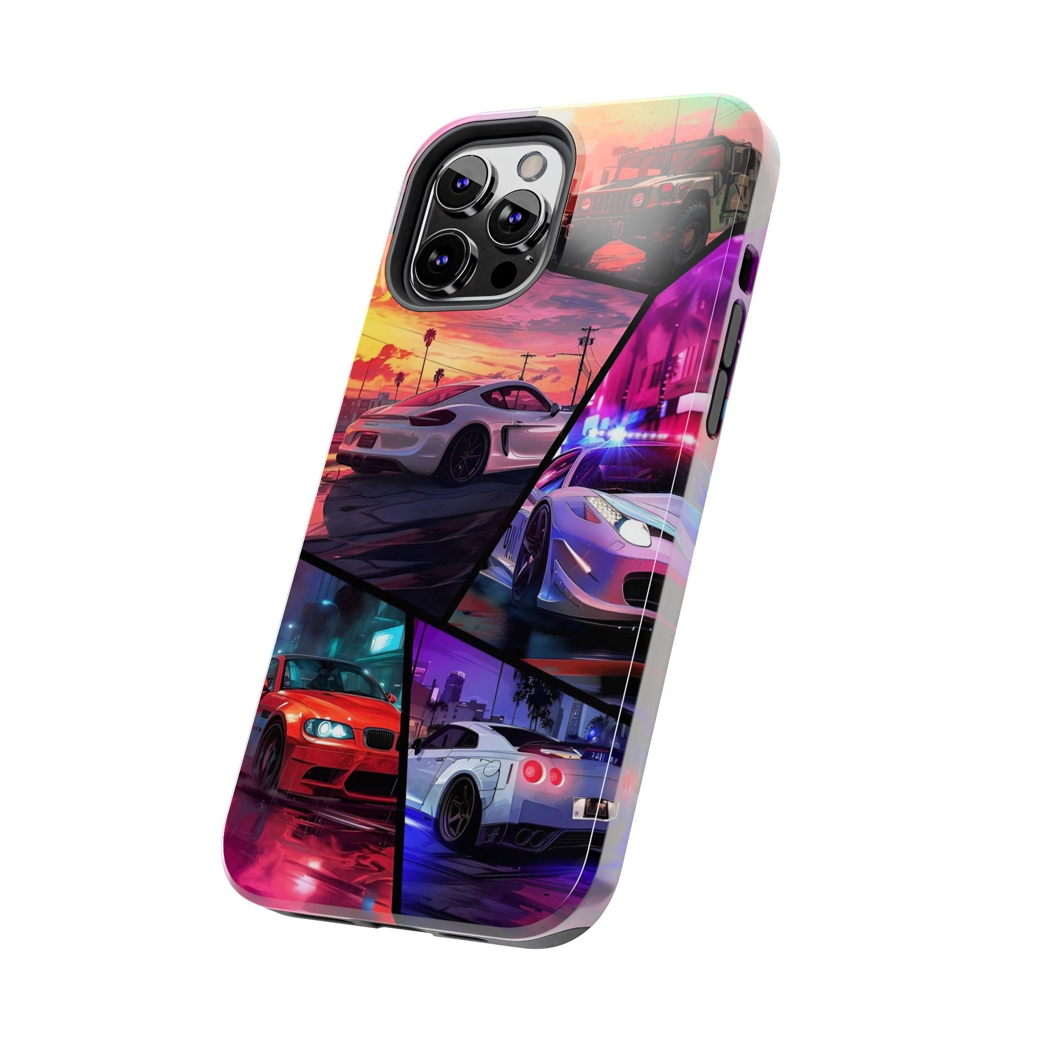 Vibrant Automotive Tough Phone Cases for Car Enthusiasts
