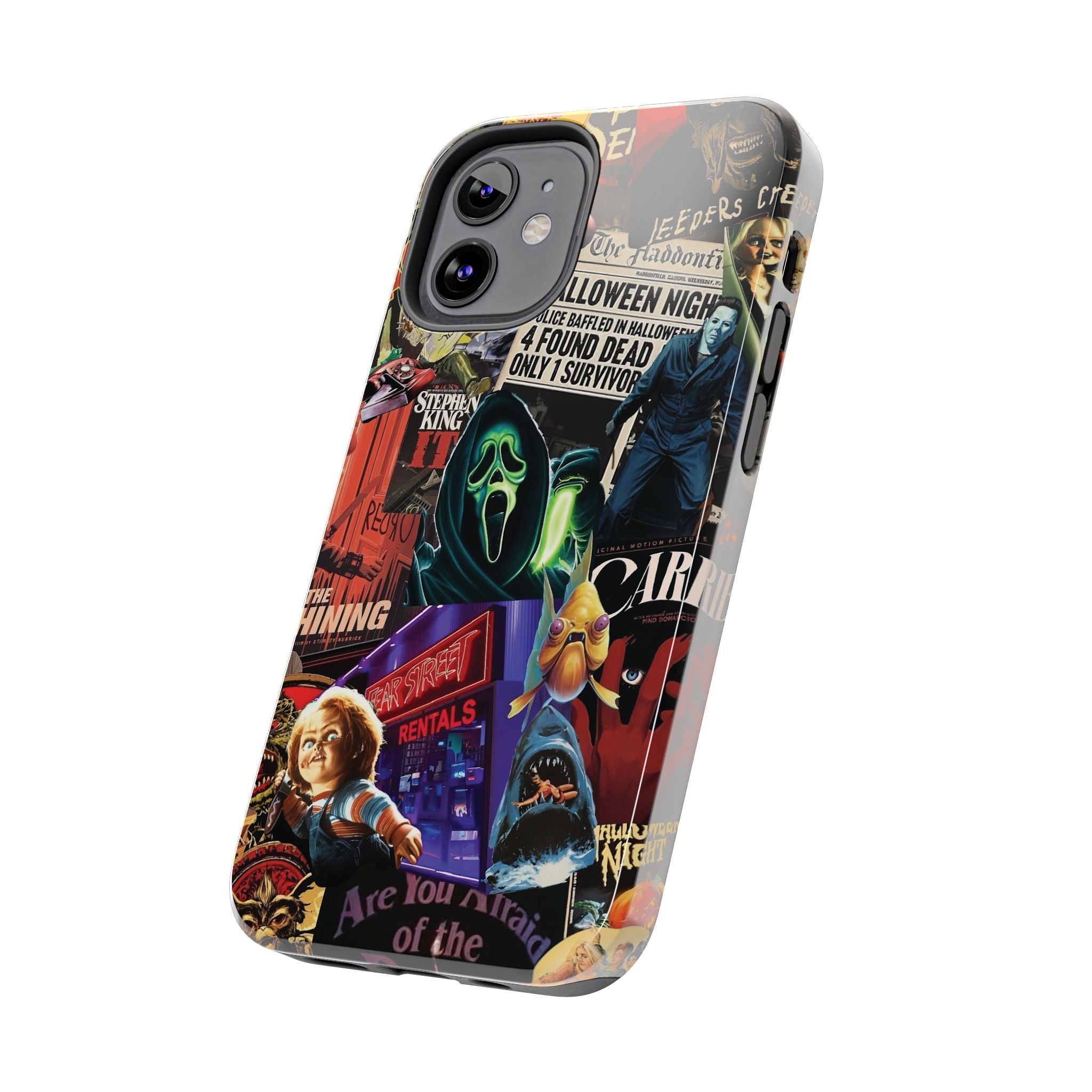 Spooky Horror Movie Phone Case | Tough Phone Cases for Horror Lovers, Halloween Gifts, Unique Accessories, Movie Night Essentials, [...]