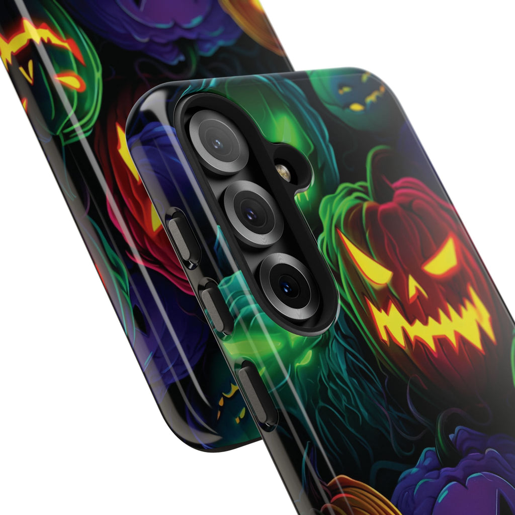 Halloween Pumpkin Phone Case, Spooky Fall Accessory, Tough Phone Cover, Halloween Gift, Pumpkin Decor