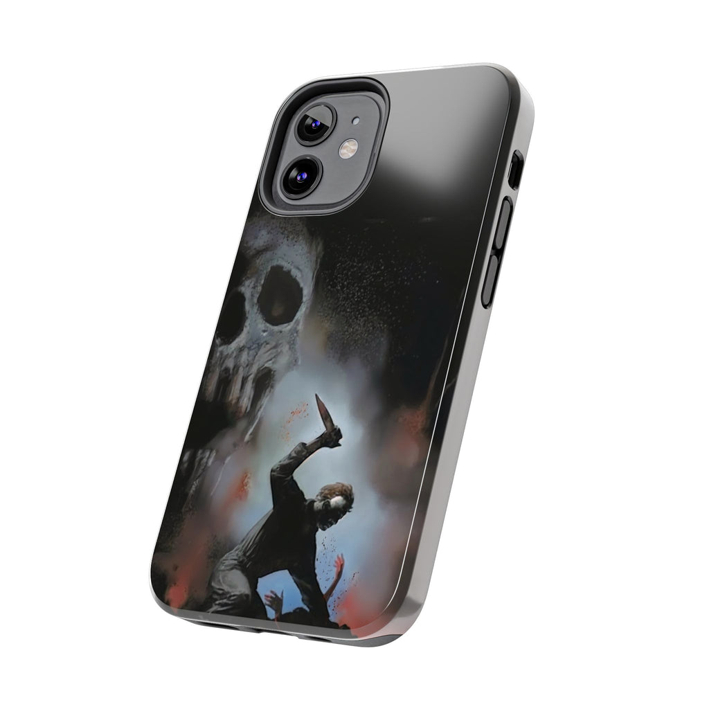 Gritty Horror Phone Cases for Fans, Tough Phone Cover, Unique Gift, Scary Design, Halloween Accessory, Movie Memorabilia