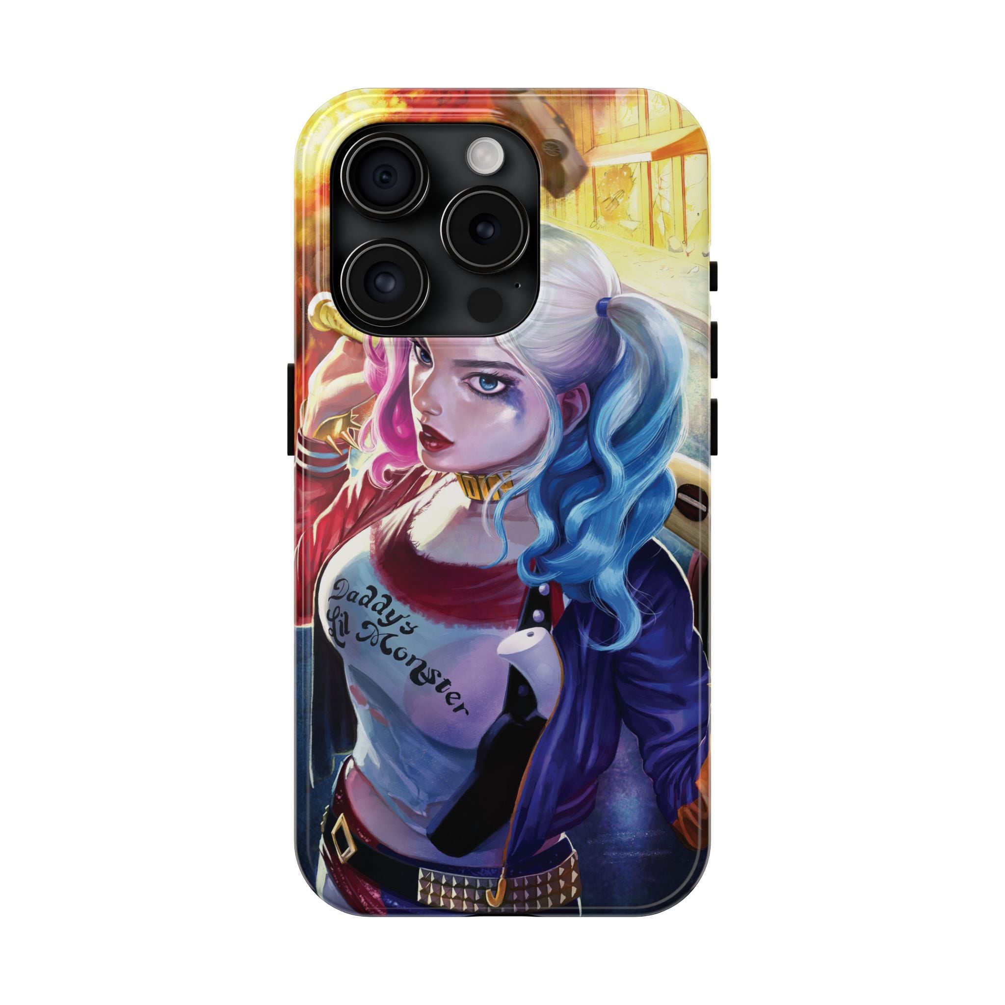 Harley Quinn Tough Phone Cases, Stylish Phone Protector for Women, Anime Style Mobile Cover, Unique Gift for Gamers, Pop Culture Accessories