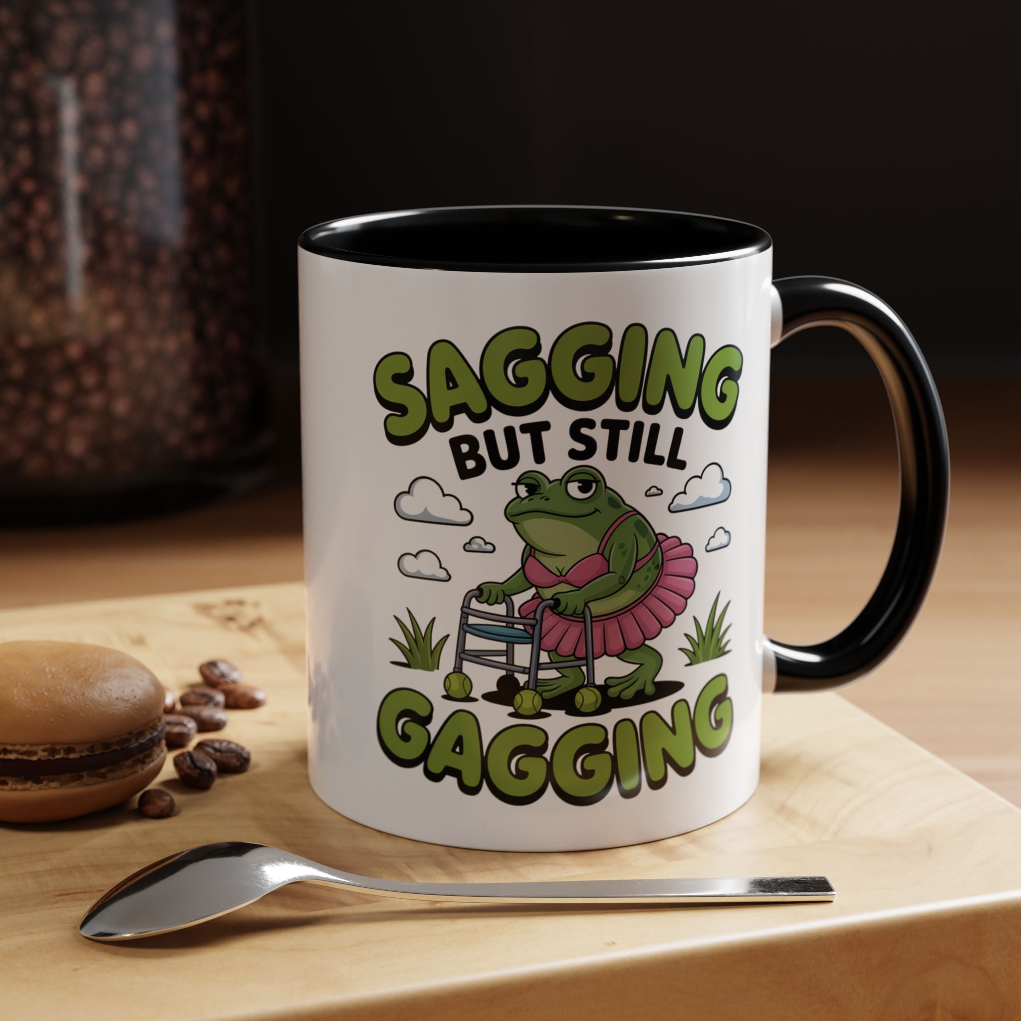 Humorous Frog Coffee Mug - Perfect for Gag Gifts, Office Humor, Birthday Treats, Coffee Lovers, Quirky Kitchen Decor
