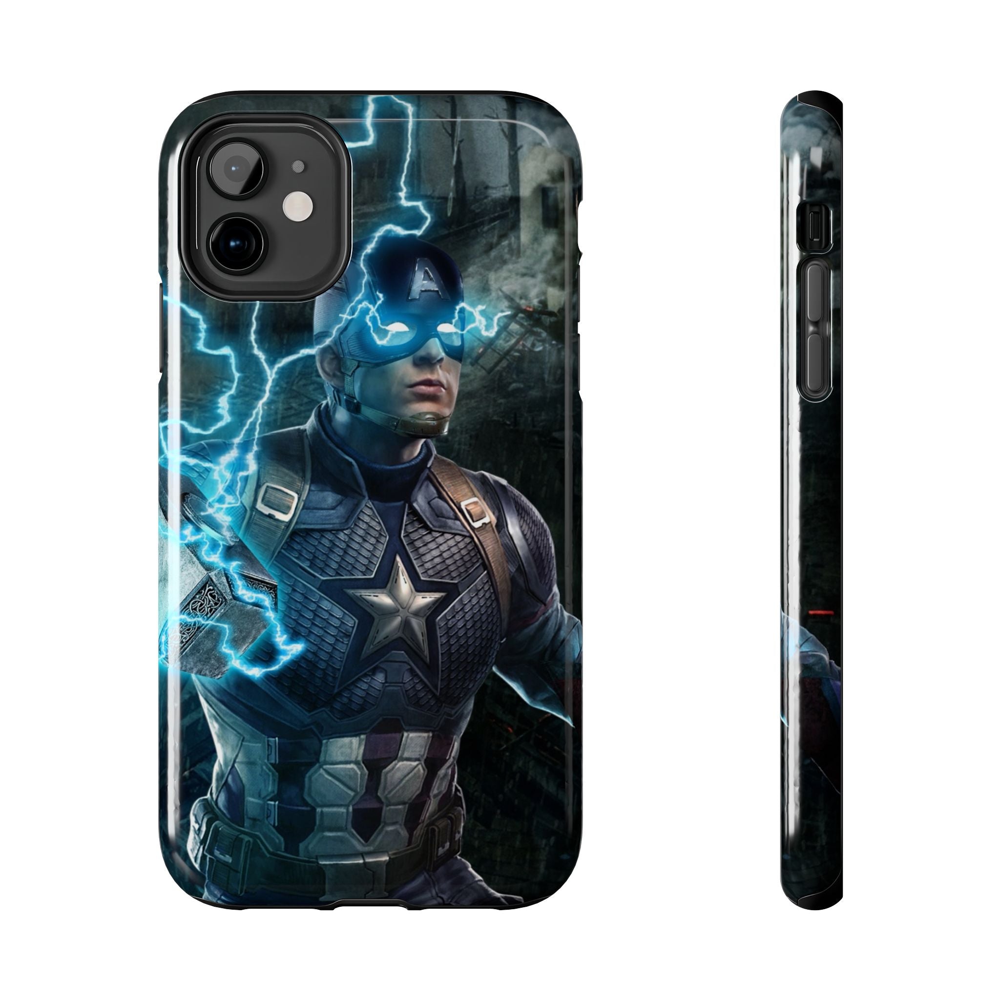 Captain America Superhero Tough Phone Cases, Hero Phone Cover, Gift for Gamers, Superhero Accessory, Durable Phone Case for Every Occasion