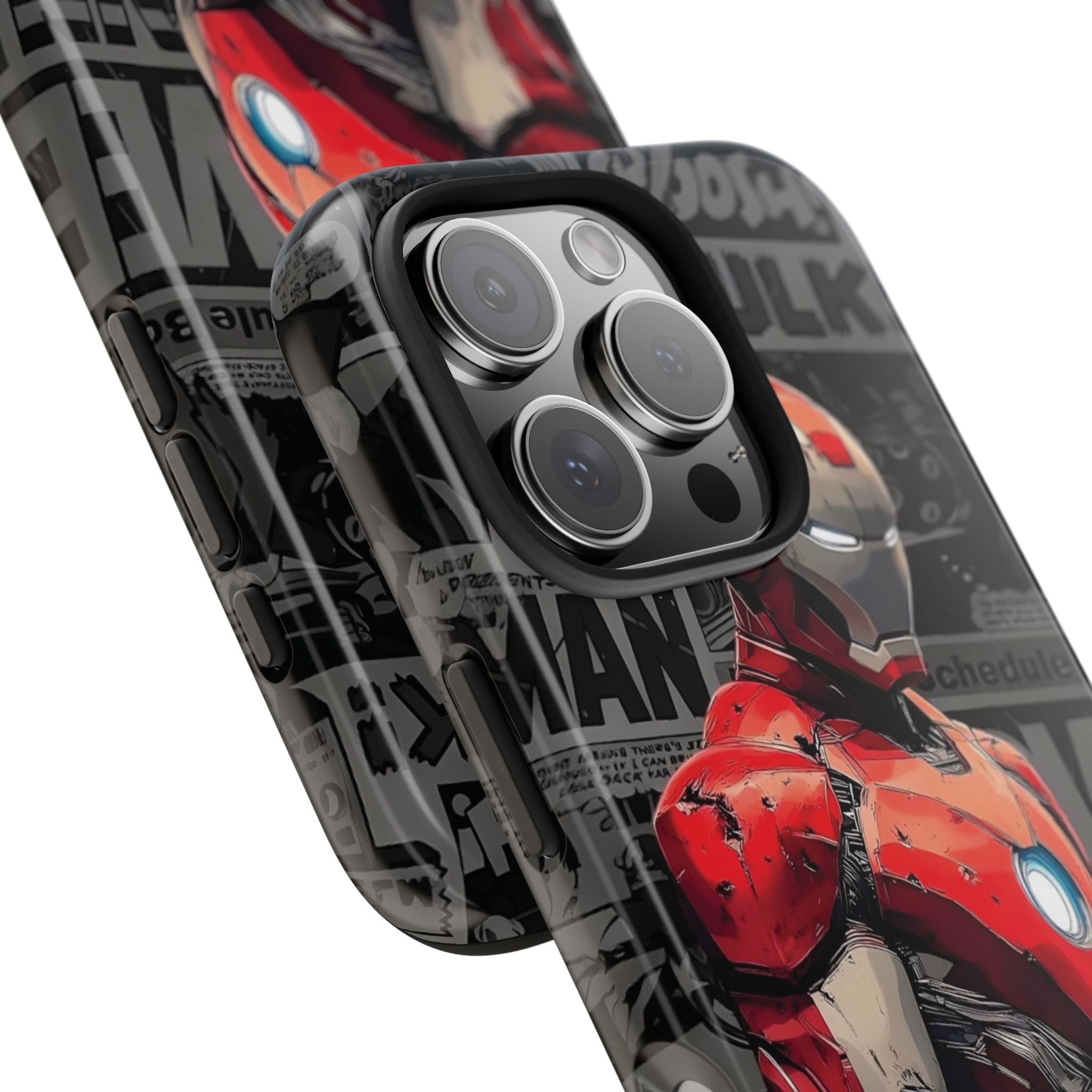 Iron Man Hero Tough Phone Cases - Durable, Stylish, Perfect for Marvel Fans, Geek Gifts, Comic Book Lovers, Unique Accessories