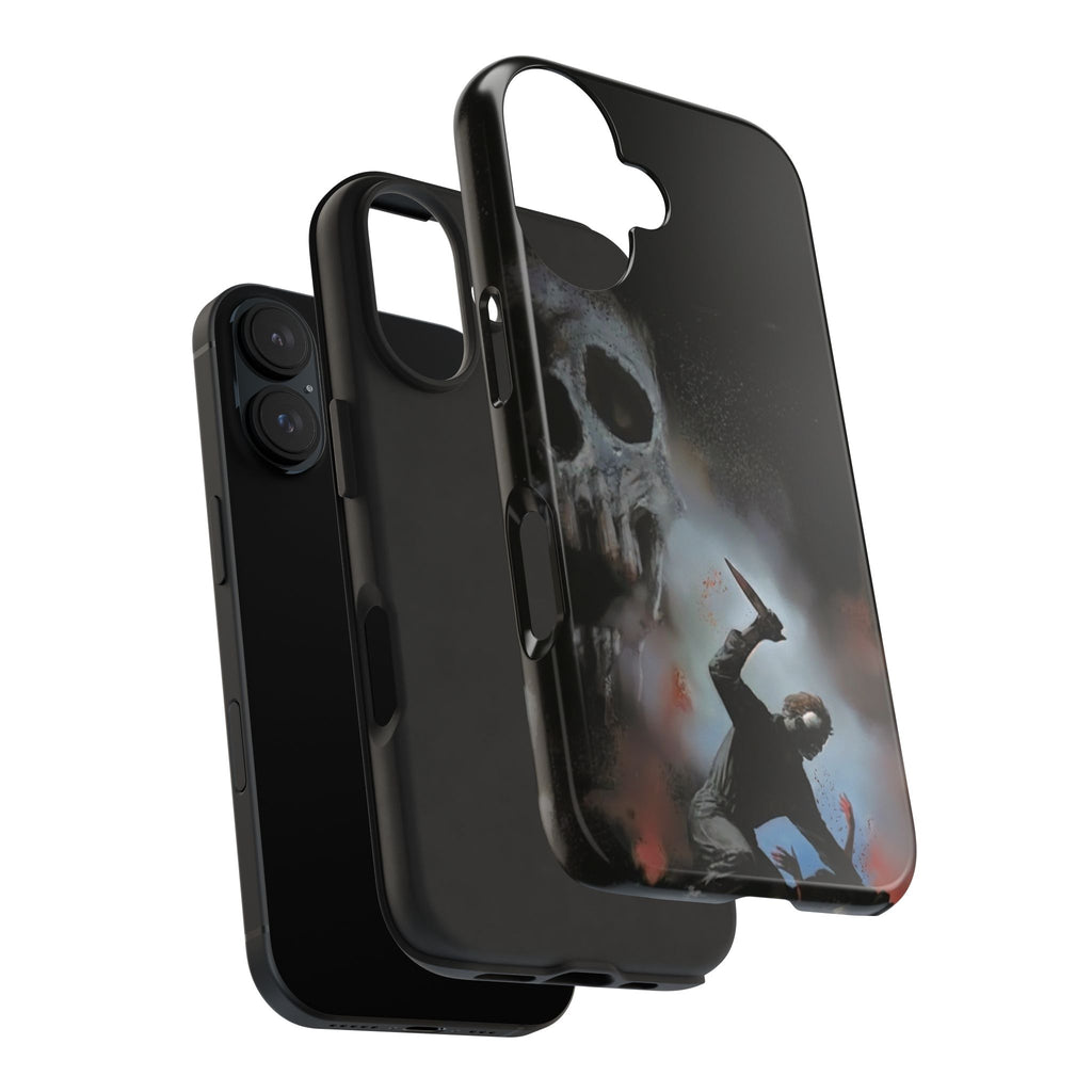 Gritty Horror Phone Cases for Fans, Tough Phone Cover, Unique Gift, Scary Design, Halloween Accessory, Movie Memorabilia