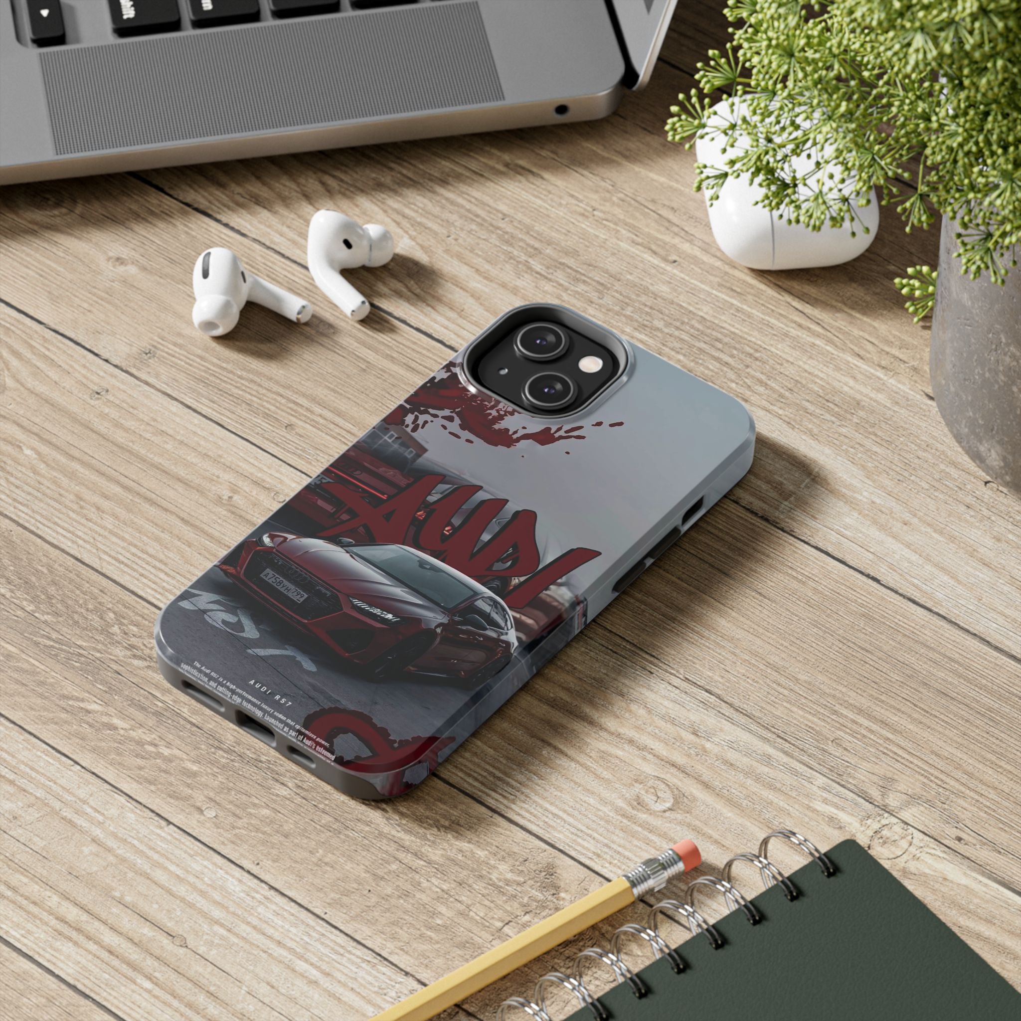 Audi-Inspired Tough Phone Case for Car Enthusiasts