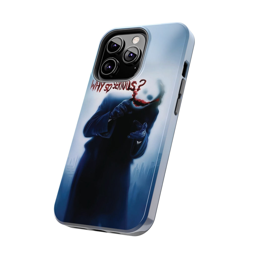 Tough Phone Cases, Dark Humor Phone Cover, Joker Inspired Case, Gifts for Movie Fans, Unique Phone Protector, Cool Accessories
