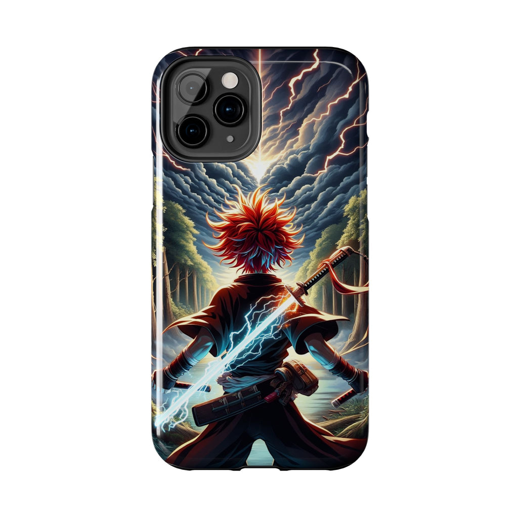 Epic Adventure Tough Phone Cases, Anime, Lightning Design, Durable Cover, Gift for Gamers, Festival Essential
