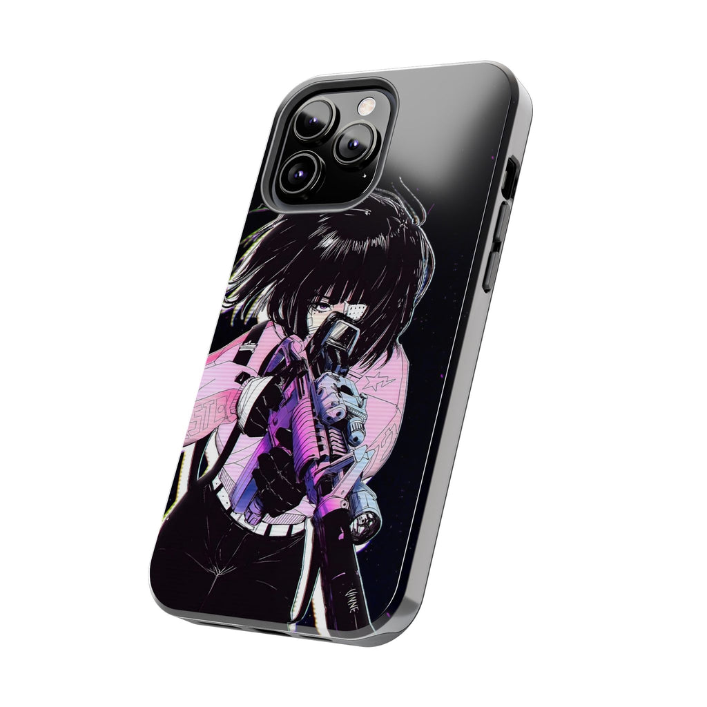 Anime-Style Tough Phone Cases with Edgy Designs, Perfect for Gamers, Cyberpunk Lovers, Gifts for Birthdays, Holidays, and Cosplay