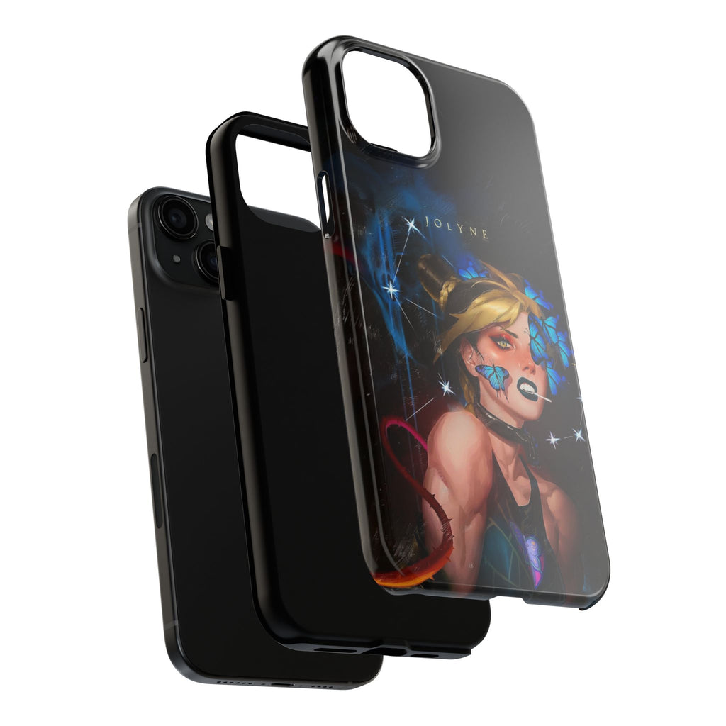 Vibrant Artistic Phone Case, Tough Phone Case for Artists, Unique Phone Cover for Gift, Anime Phone Case for Occasions
