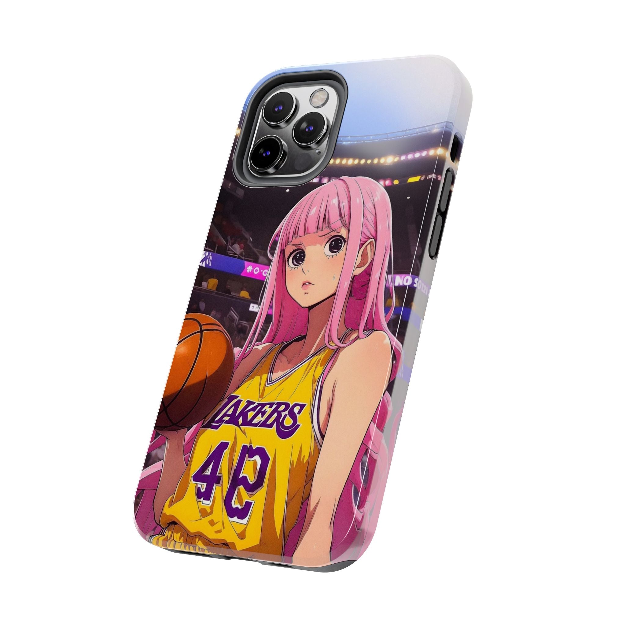 Sporty Anime Phone Cases - Tough Protection, Unique Basketball Design, Gift for Fans, Durable Soft Case, Perfect for Sports Lovers