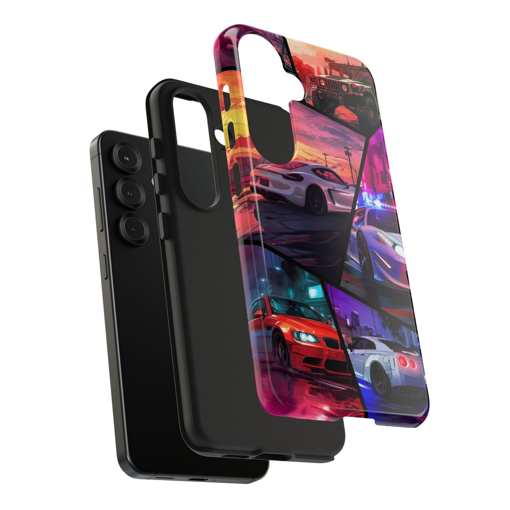 Vibrant Automotive Tough Phone Cases for Car Enthusiasts