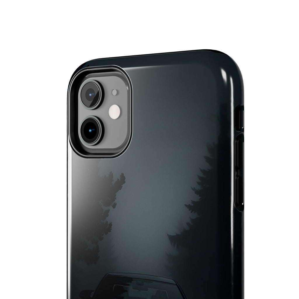 Tough Phone Case with Neon Car Design, Durable Smartphone Cover, Gift for Car Enthusiasts, Unique Accessory for Him, Perfect for Birthdays