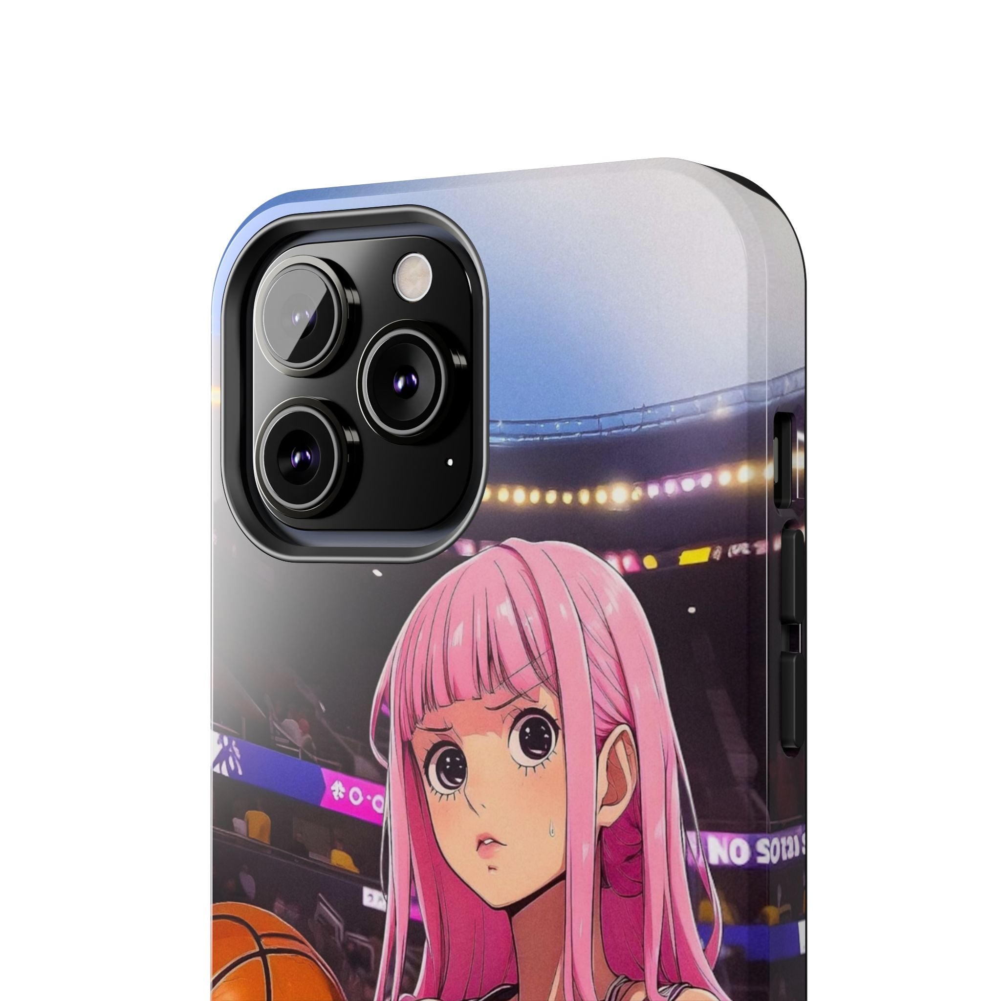 Sporty Anime Phone Cases - Tough Protection, Unique Basketball Design, Gift for Fans, Durable Soft Case, Perfect for Sports Lovers