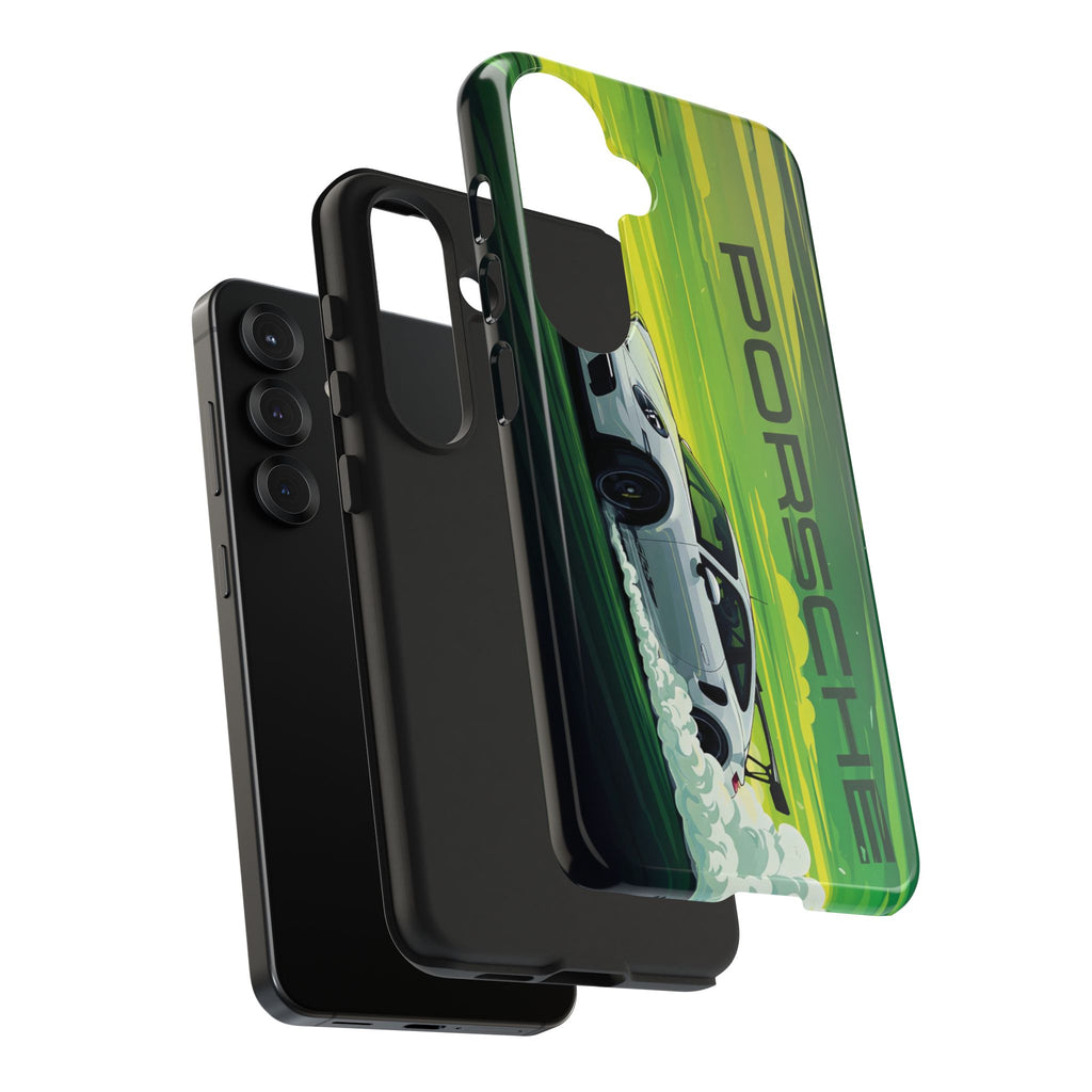Porsche Tough Phone Cases, Luxury Car Accessories, Durable Phone Cover, Auto Enthusiast Gift, Sports Car Merchandise