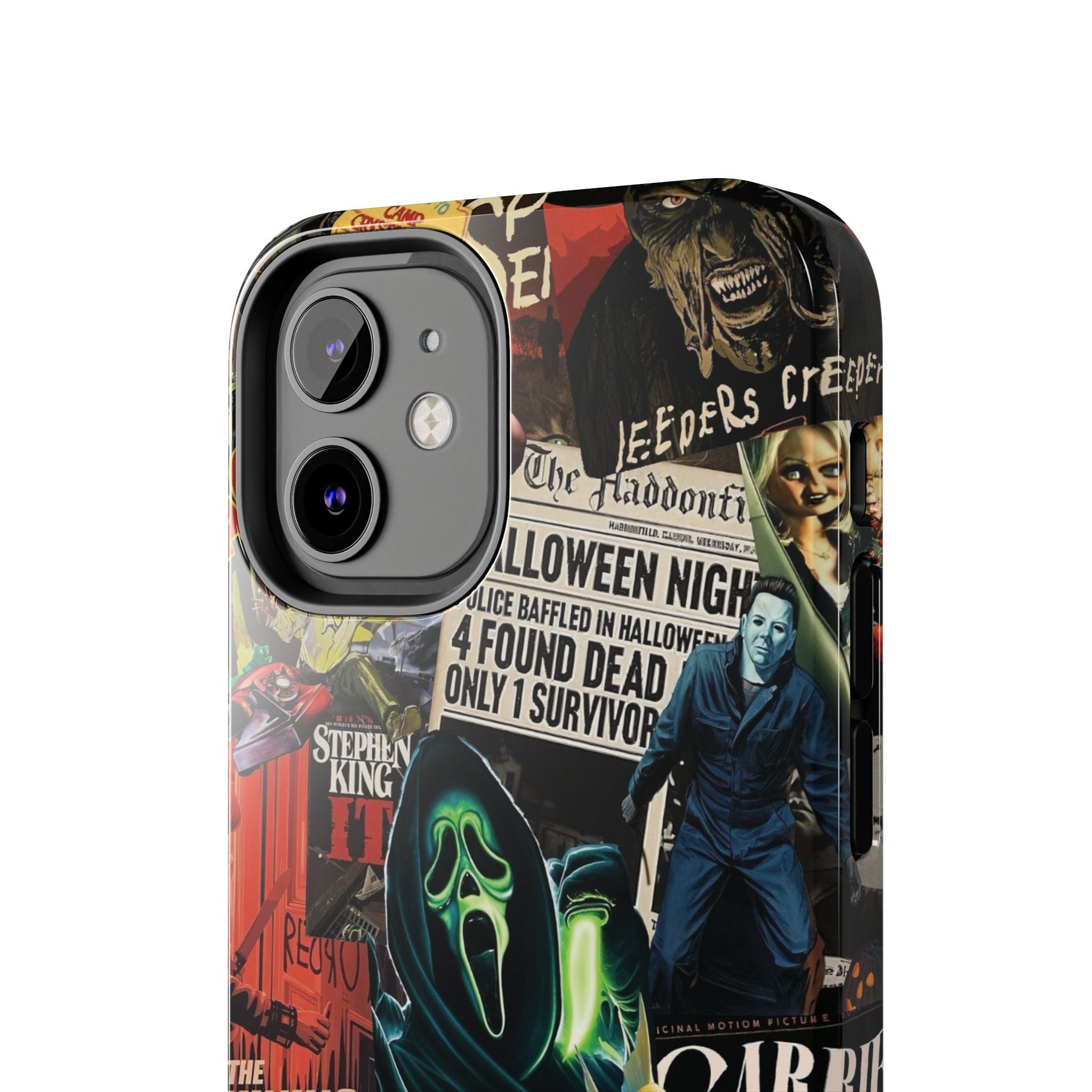Spooky Horror Movie Phone Case | Tough Phone Cases for Horror Lovers, Halloween Gifts, Unique Accessories, Movie Night Essentials, [...]