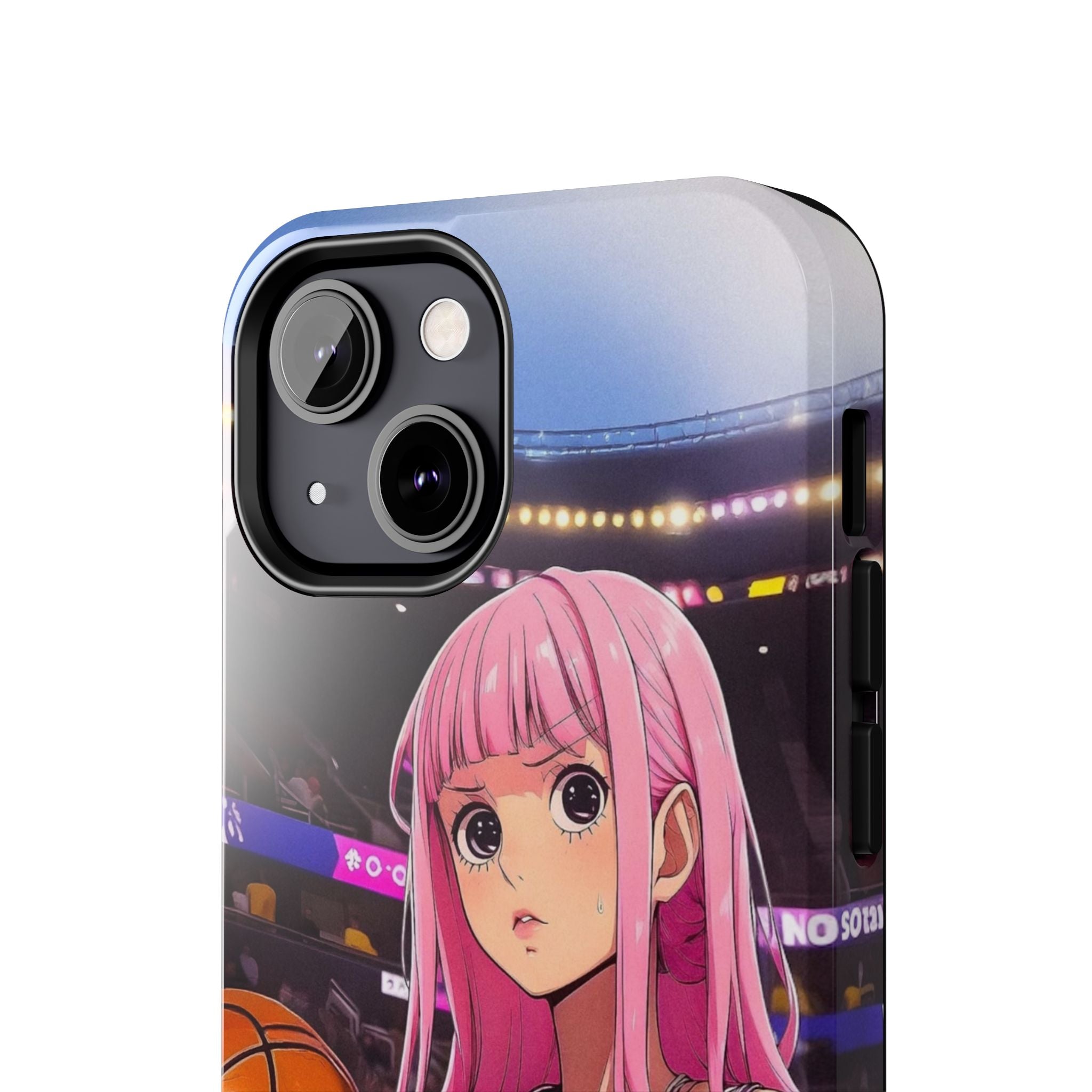 Sporty Anime Phone Cases - Tough Protection, Unique Basketball Design, Gift for Fans, Durable Soft Case, Perfect for Sports Lovers