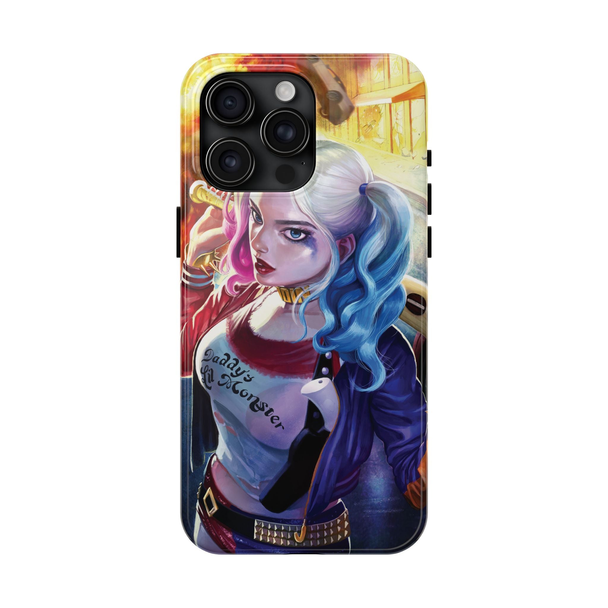 Harley Quinn Tough Phone Cases, Stylish Phone Protector for Women, Anime Style Mobile Cover, Unique Gift for Gamers, Pop Culture Accessories