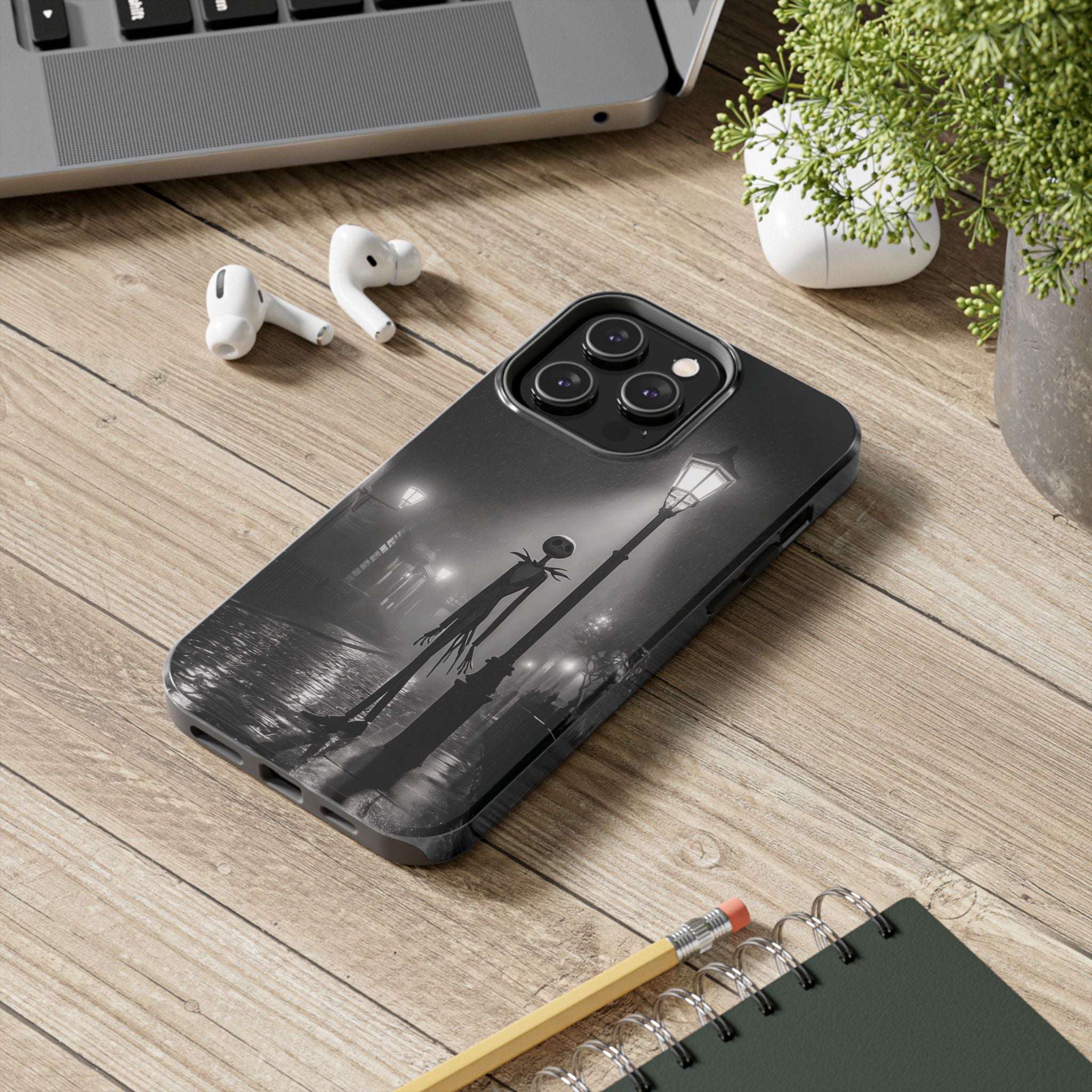 Gothic Phone Case with Tim Burton-Inspired Design, Protective Cases for Halloween, Unique Smartphone Accessories, Perfect Gift for [...]