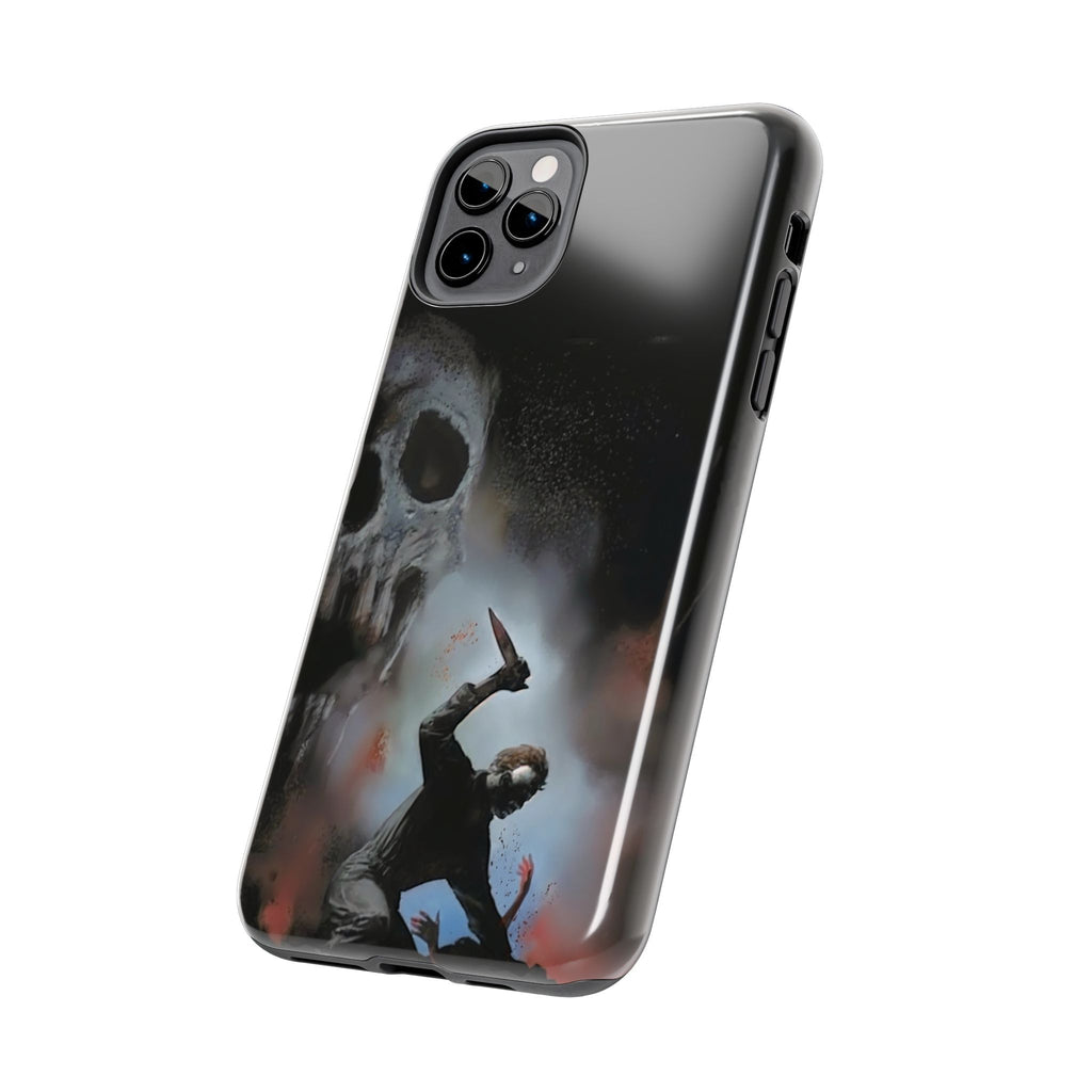 Gritty Horror Phone Cases for Fans, Tough Phone Cover, Unique Gift, Scary Design, Halloween Accessory, Movie Memorabilia