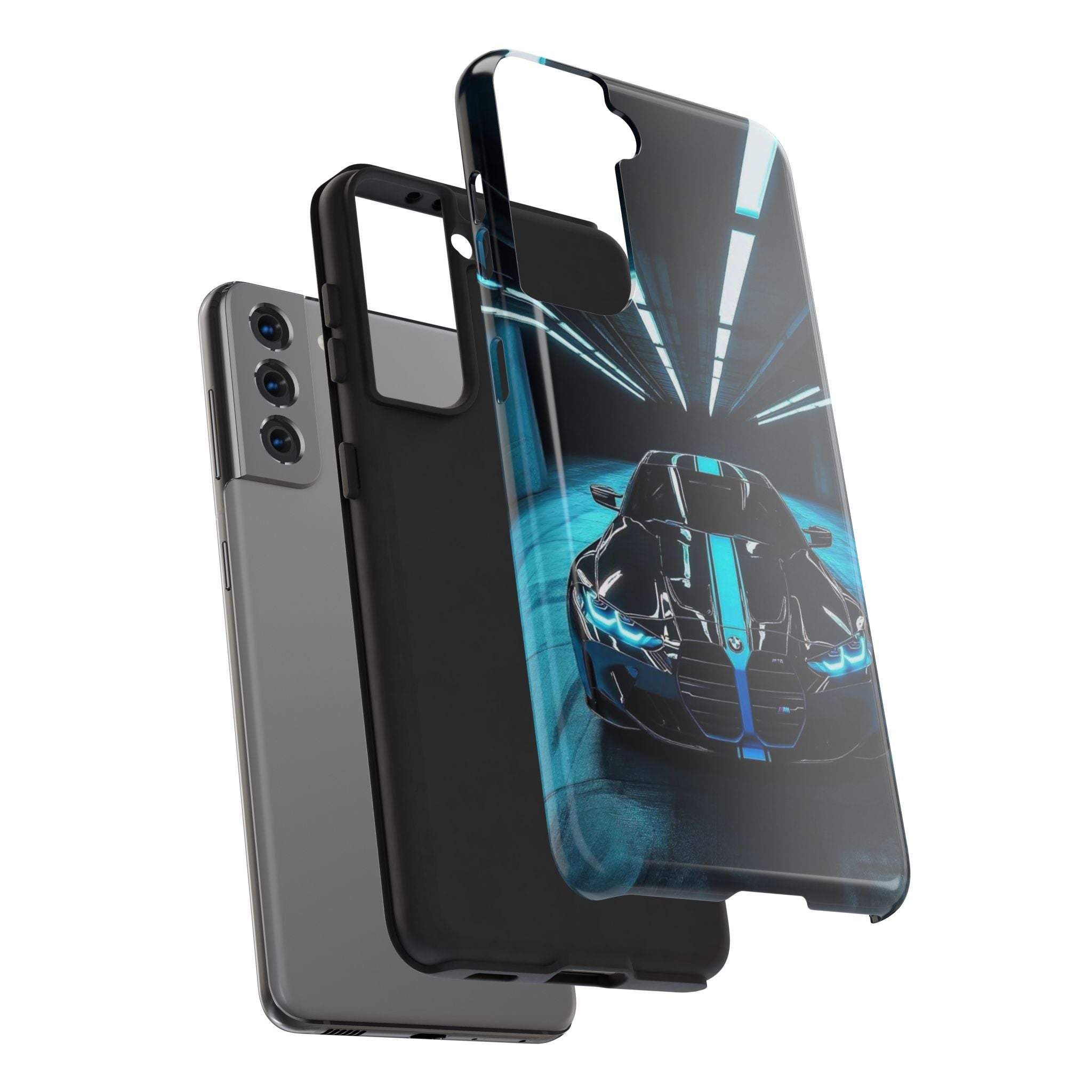 Stylish Tough Phone Case for Car Enthusiasts - Durable & Protective