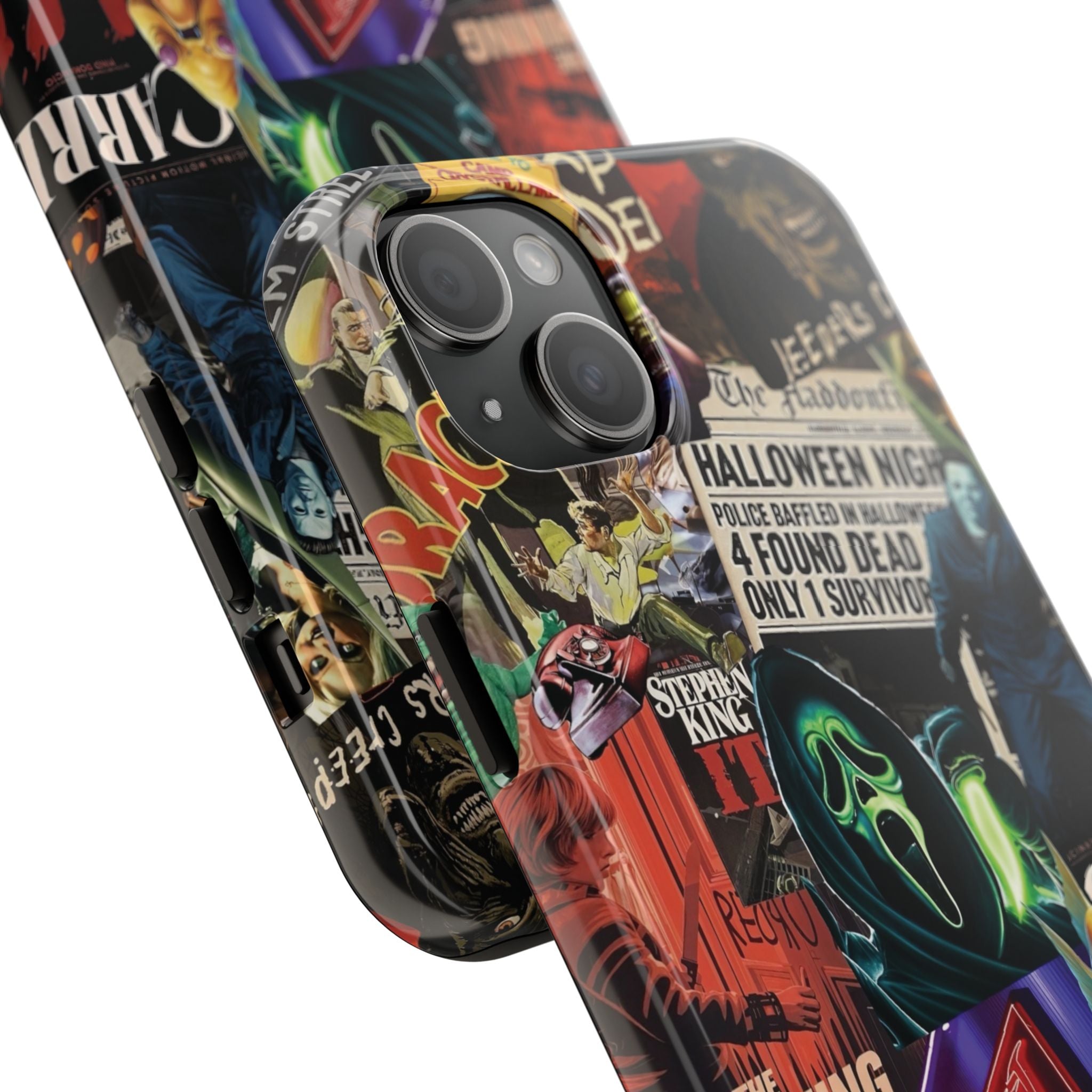 Spooky Horror Movie Phone Case | Tough Phone Cases for Horror Lovers, Halloween Gifts, Unique Accessories, Movie Night Essentials, [...]