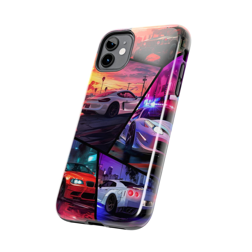 Vibrant Automotive Tough Phone Cases for Car Enthusiasts