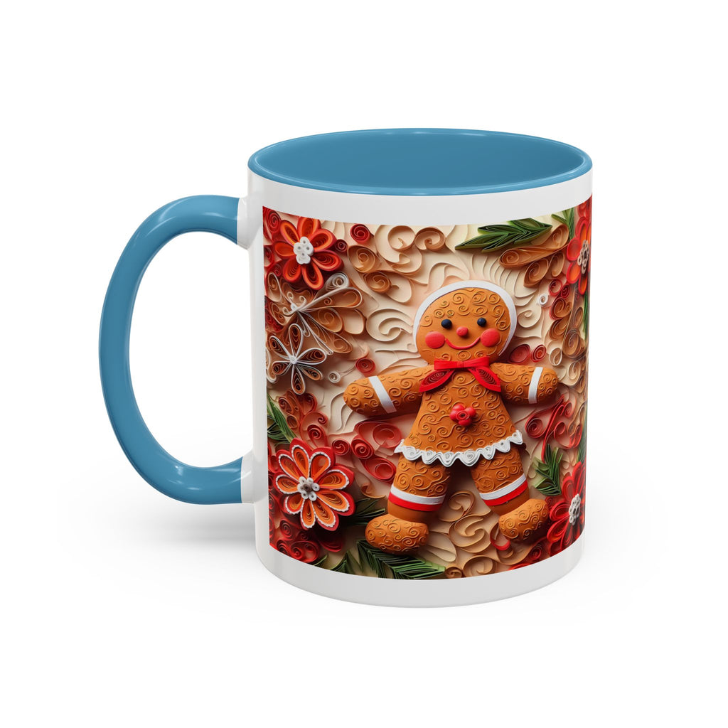 Gingerbread Christmas Coffee Mug, Festive Holiday Drinkware, Cute Gingerbread Man Mug, Winter Gift Idea, Coziness for Your Mornings