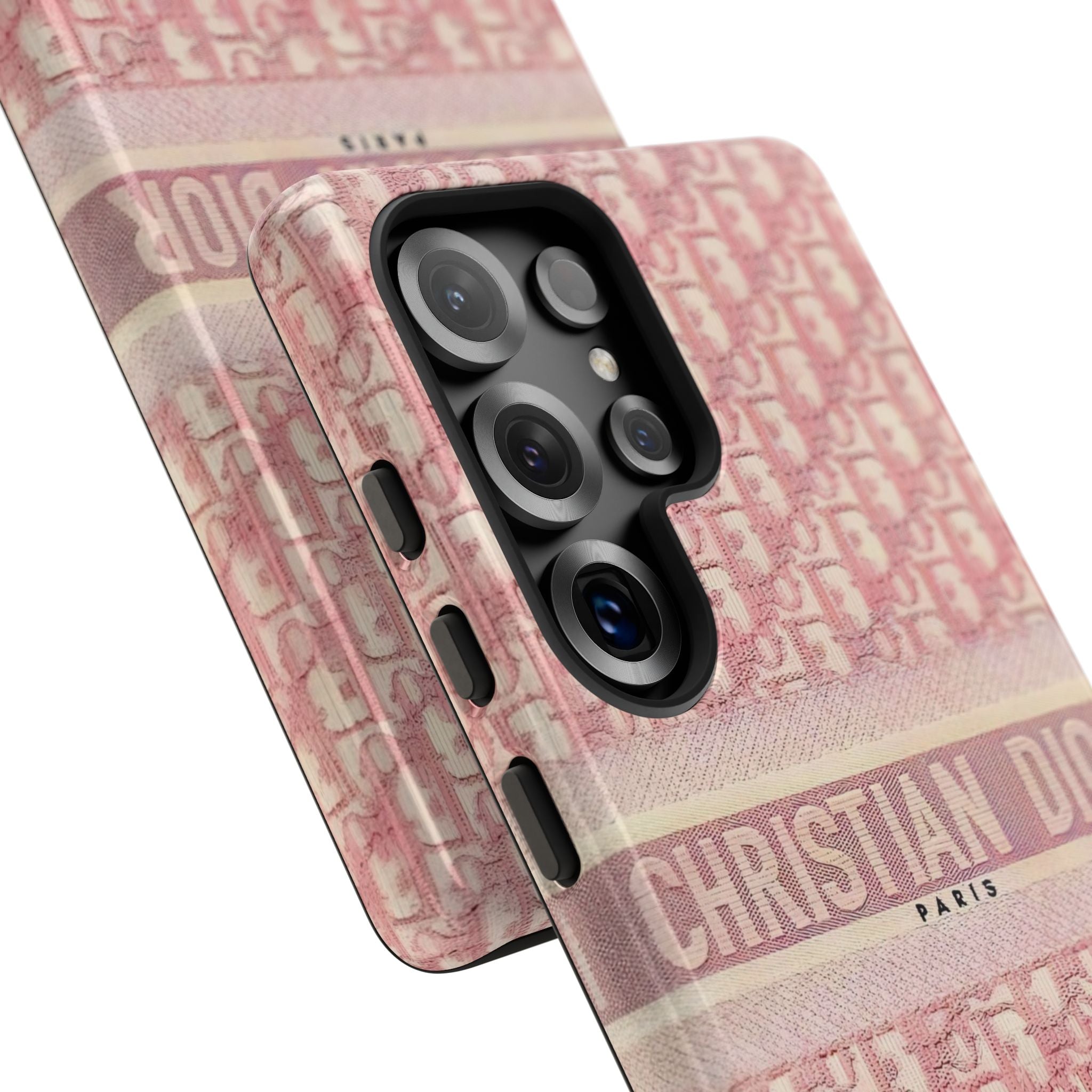 Christian Dior Pink Monogram Phone Case